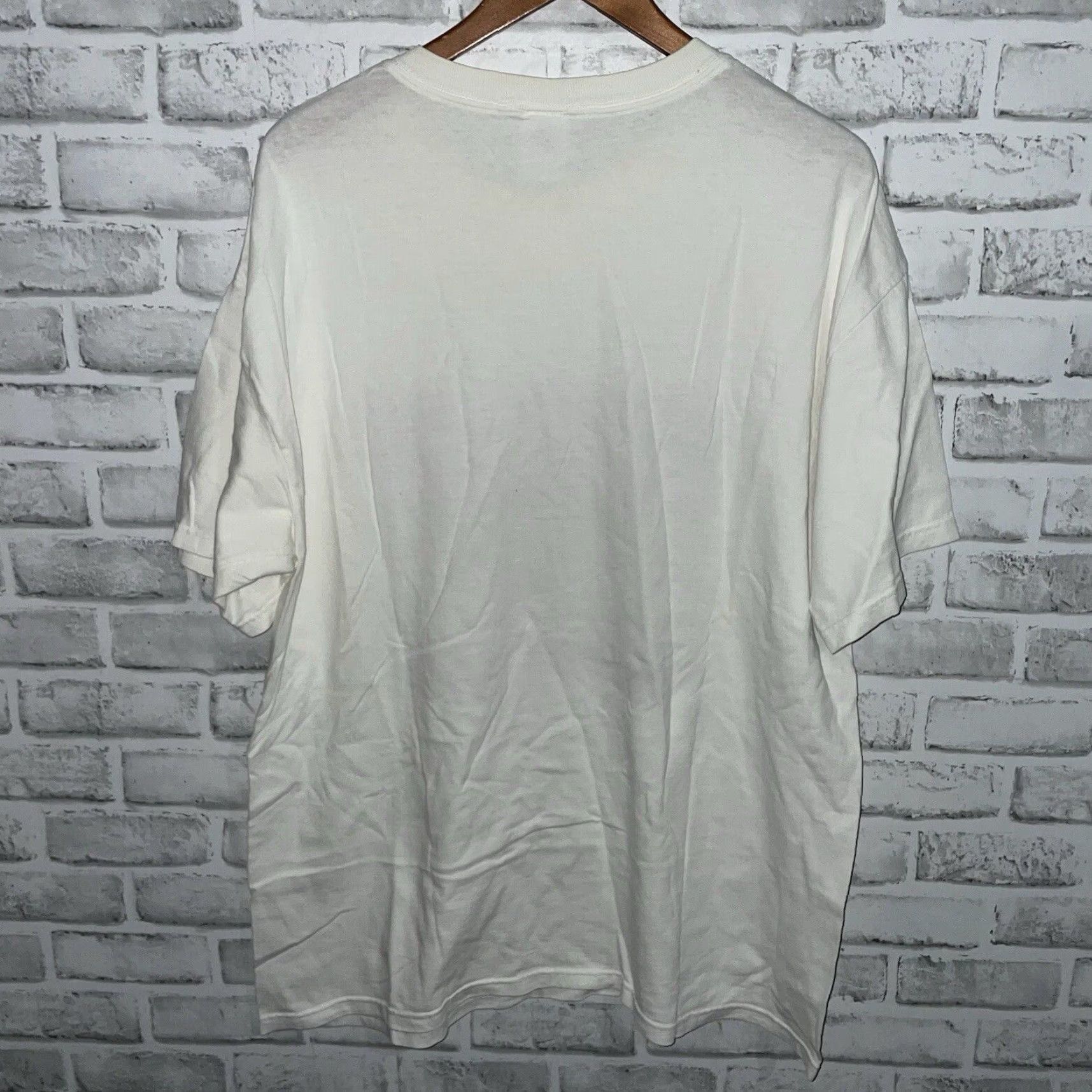 Anvil VTG Anvil Baseball T-Shirt Men's XL White USA Graphic Tee 2001 Modern Fit Boy/Girl? Size US XL / EU 56 / 4 - 5 Thumbnail