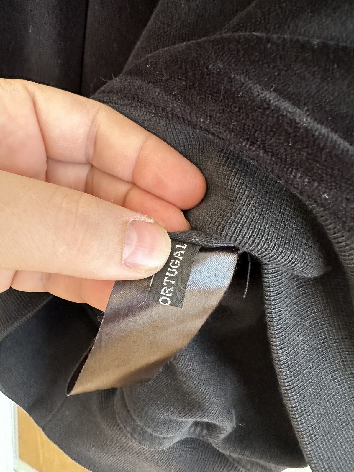 Haider Ackermann GRAIL Rare HA Double Layer Black Velvet Sweater *Last Drop* Size US M / EU 48-50 / 2 - 9 Thumbnail
