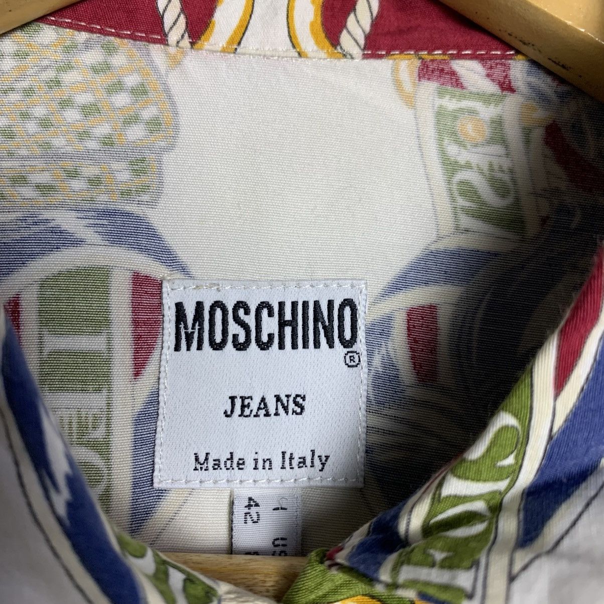 Moschino Vintage 90s Moschino Jeans Long Shirts Size M / US 6-8 / IT 42-44 - 10 Thumbnail