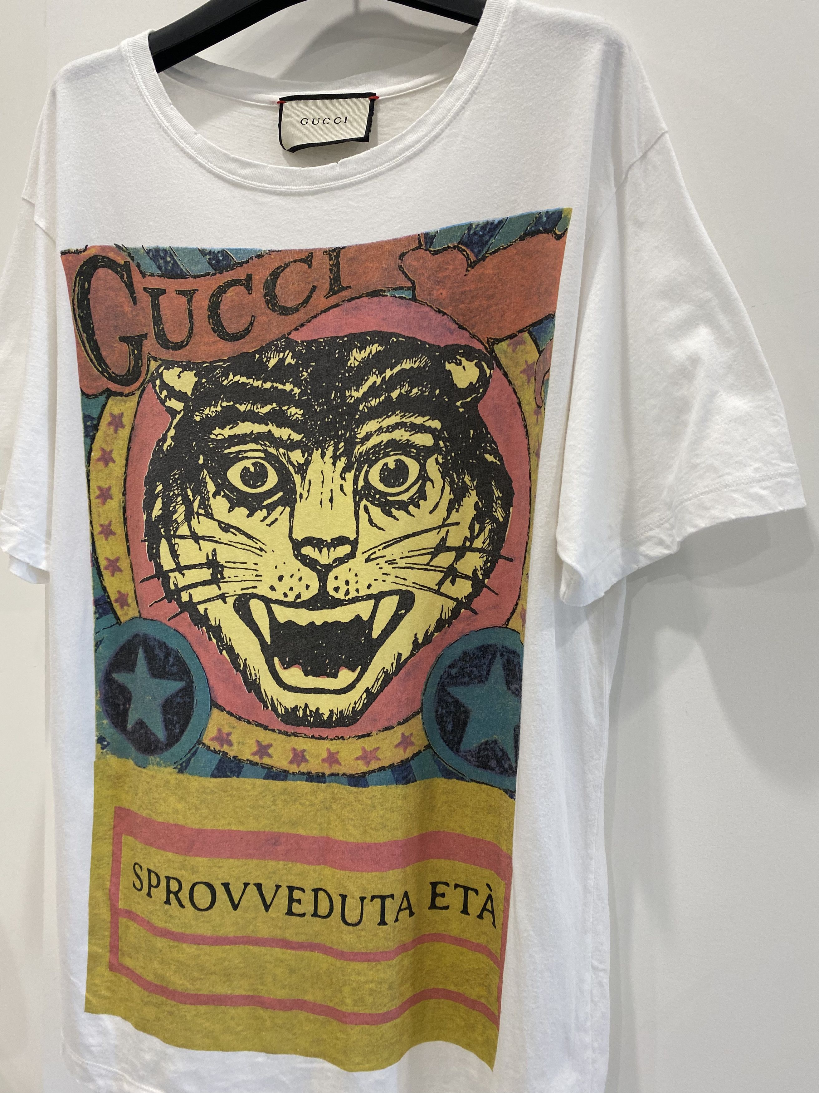 Gucci Gucci Tiger Print T Shirt S Oversized Size US S / EU 44-46 / 1 - 3 Thumbnail