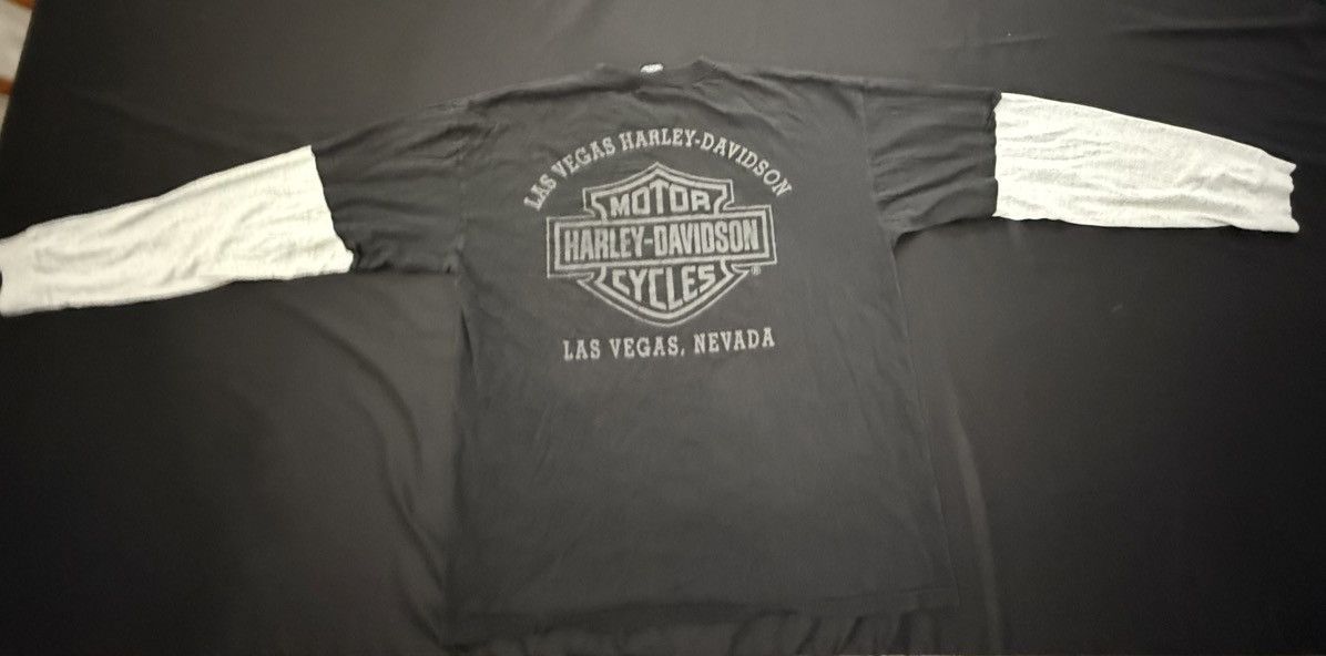 Harley Davidson Harley Davison long sleeve las Vegas T-shirt size XXL Size US XXL / EU 58 / 5 - 4 Thumbnail