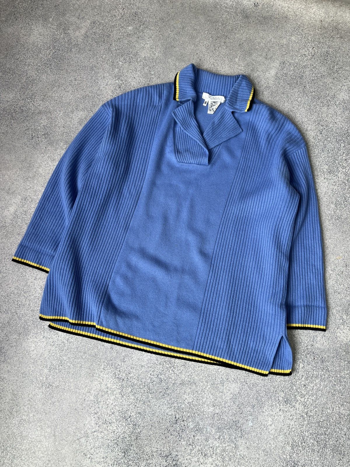 Escada × Vintage Vintage Escada Blue Women’s Sweater Rare Size M / US 6-8 / IT 42-44 - 10 Thumbnail