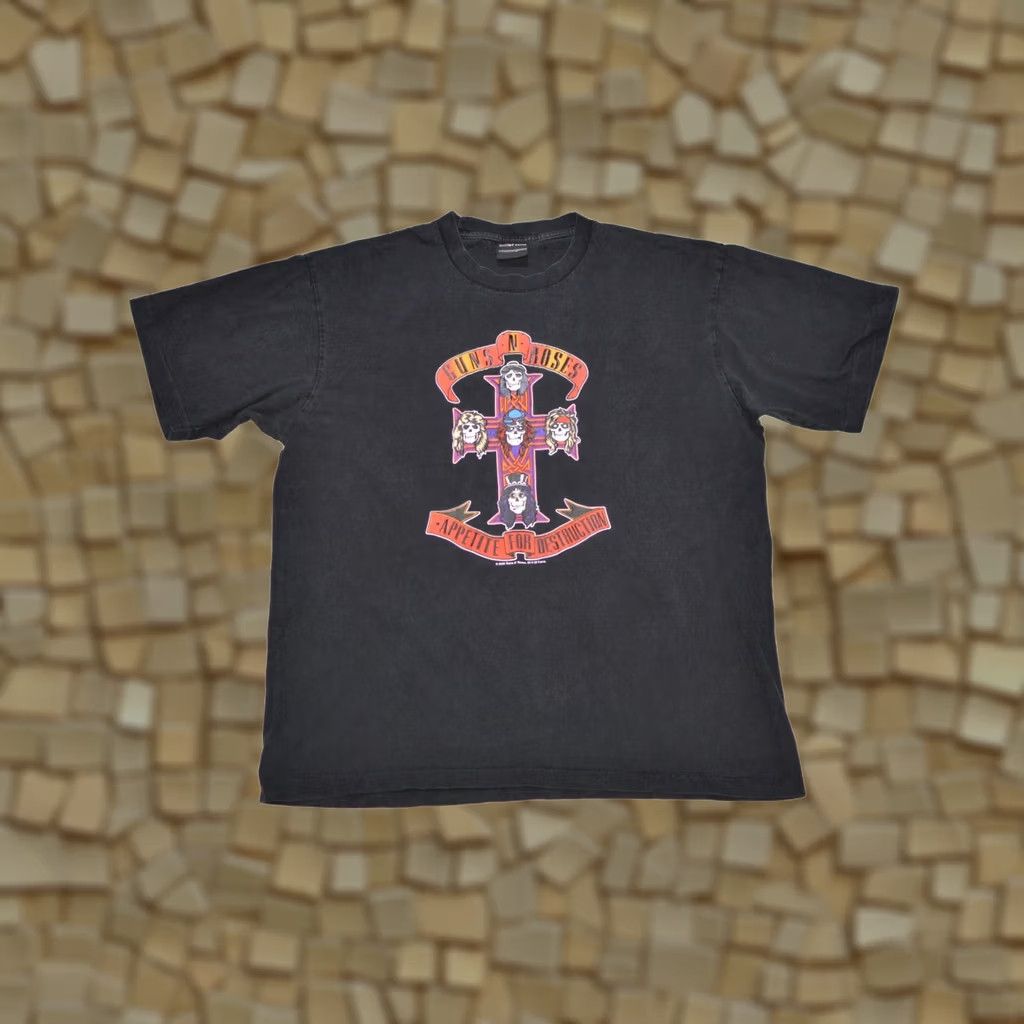 Walls VINTAGE Wall of Fame Guns n Roses Appetite for Destruction 2006 T-Shirt XL Men Black SZ XL Size US XL / EU 56 / 4 - 1 Thumbnail