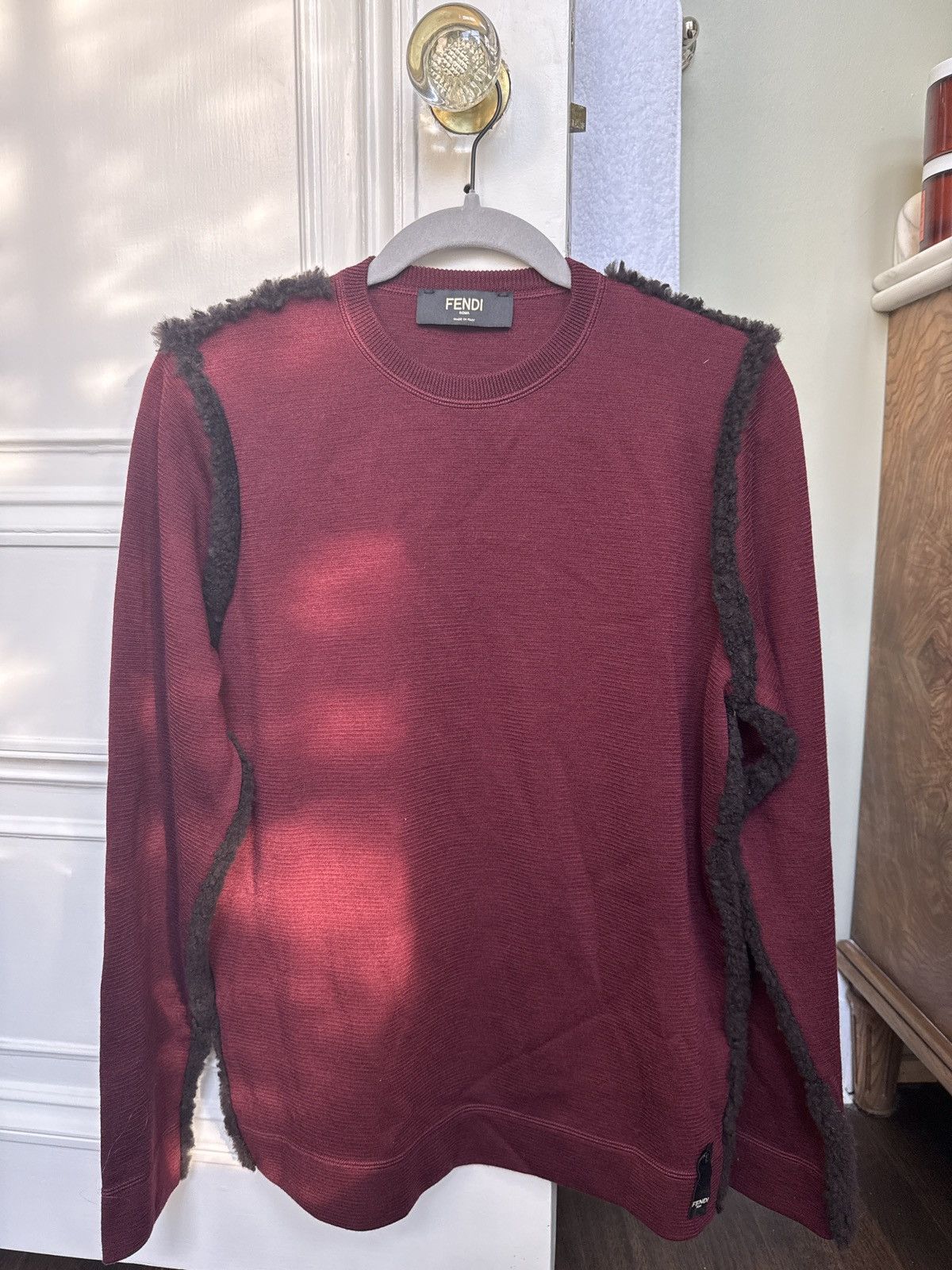 Fendi Fendi Sweater with Shearling Size US S / EU 44-46 / 1 - 2 Thumbnail