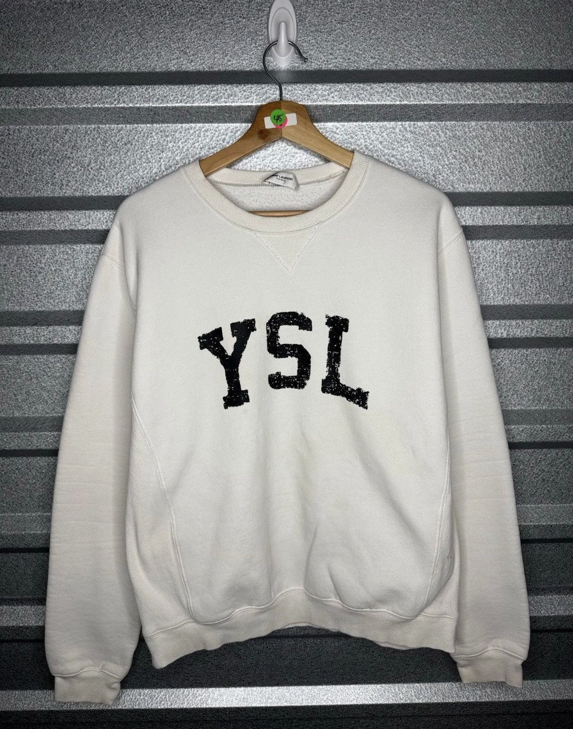 Yves Saint Laurent Ysl crewneck Size US L / EU 52-54 / 3 - 1 Thumbnail