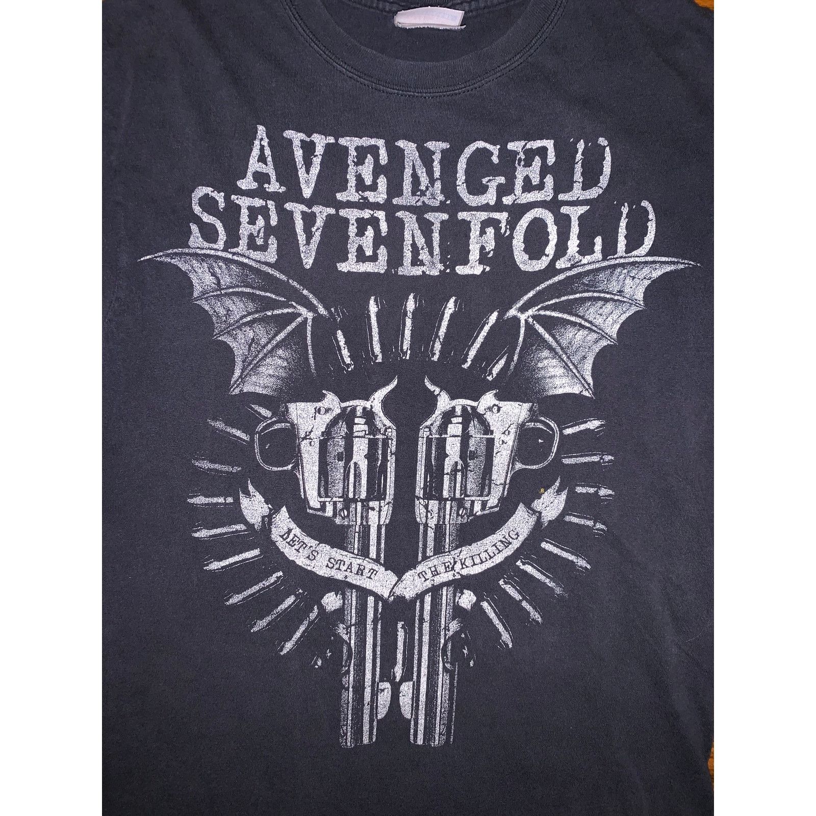 Band Tees × Hanes Avenged Sevenfold T Shirt Small Black Graphic Band Tee Y2K Size US S / EU 44-46 / 1 - 1 Thumbnail