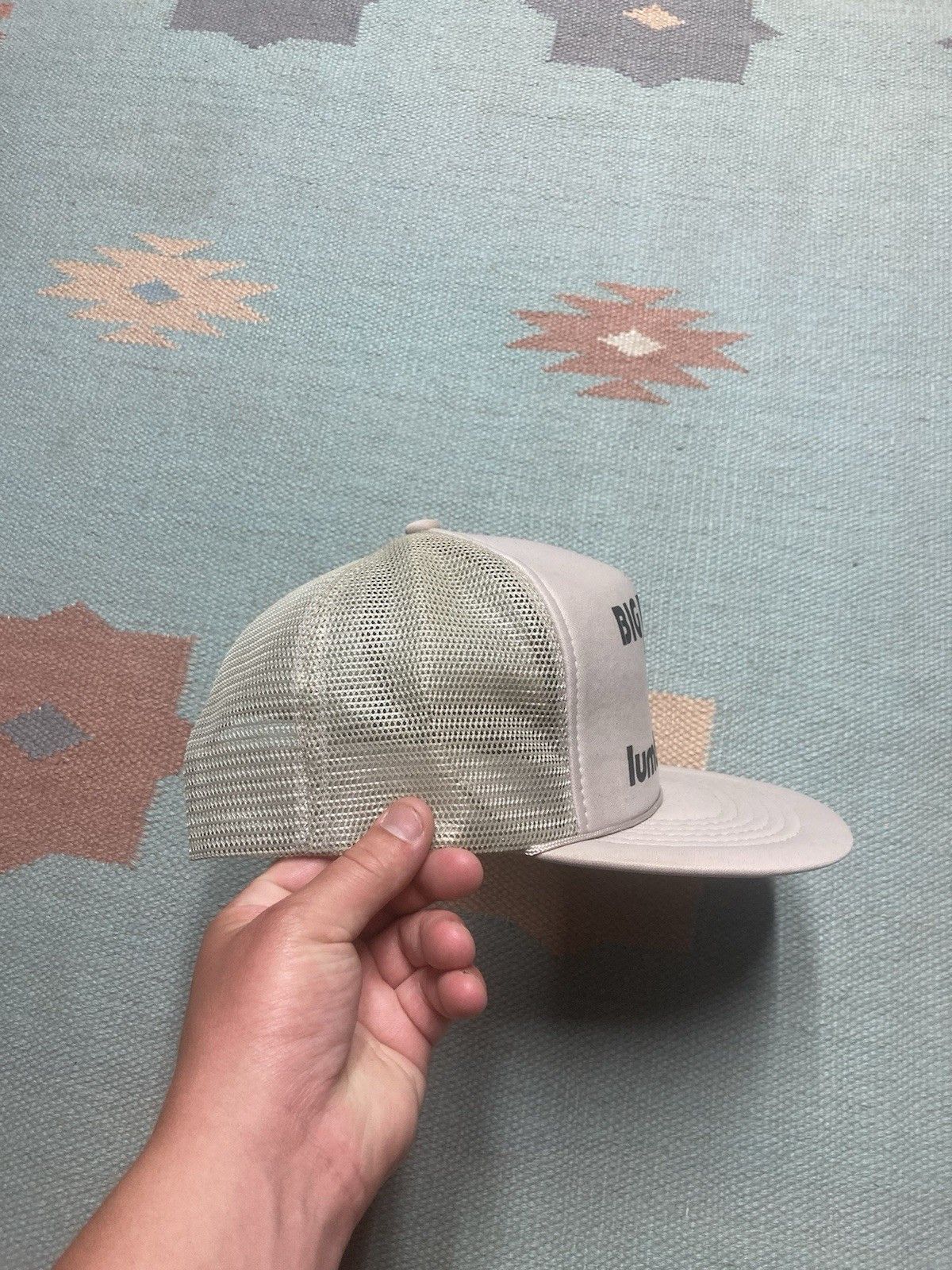 Vintage trucker hat Big L lumberland Michigan gray lumber SnapBack Size ONE SIZE - 8 Thumbnail