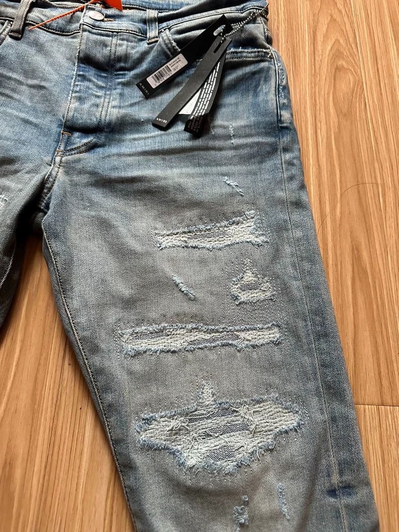 Amiri Amiri Embroidered logo jeans Size US 34 / EU 50 - 6 Thumbnail