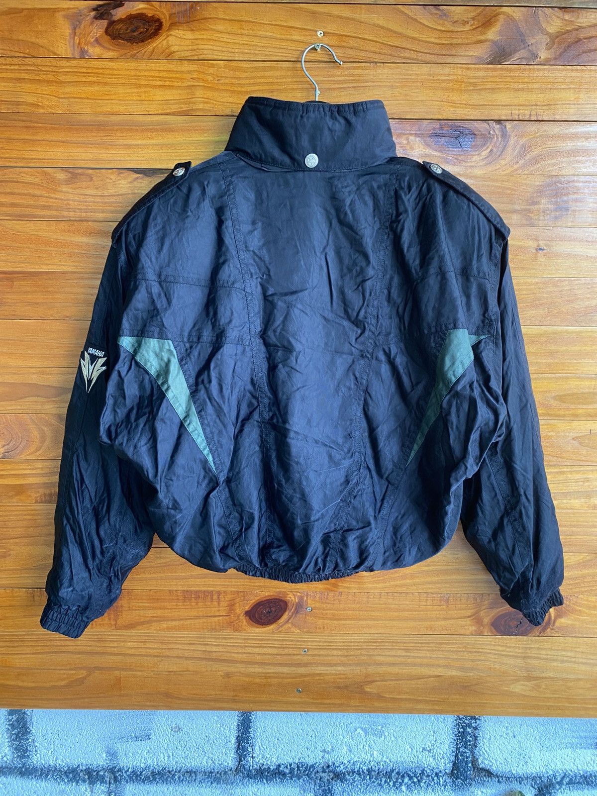 Yamaha Vintage 90s YAMAHA For Sports Enthusiasts BlackBomber Jacket Size US M / EU 48-50 / 2 - 12 Thumbnail