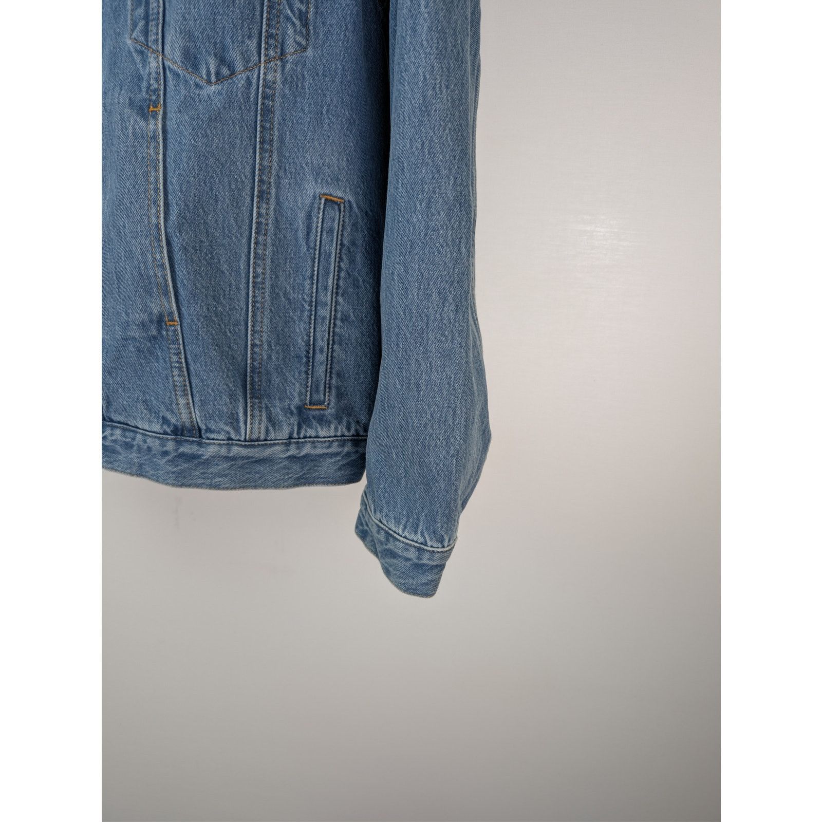 Vetements o1rshd1 Deconstructed Hooded Denim Jacket in Denim Mid Blue Size US M / EU 48-50 / 2 - 5 Thumbnail
