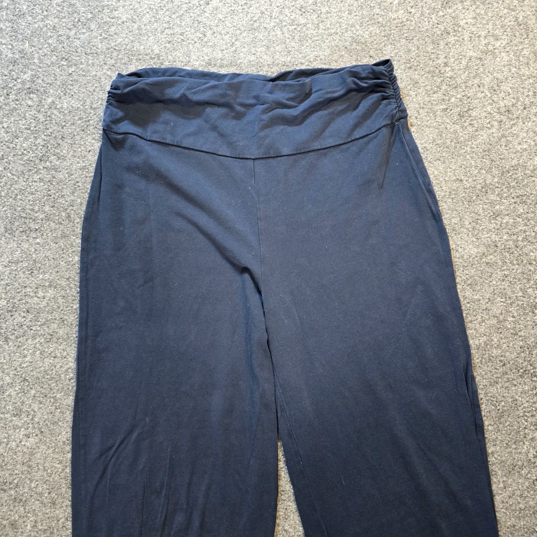 Boden Boden Pants Womens Size 8 Navy Blue Wide Leg Pull On Lounge Comfort Casual Yoga Size 30" / US 8 / IT 44 - 2 Thumbnail