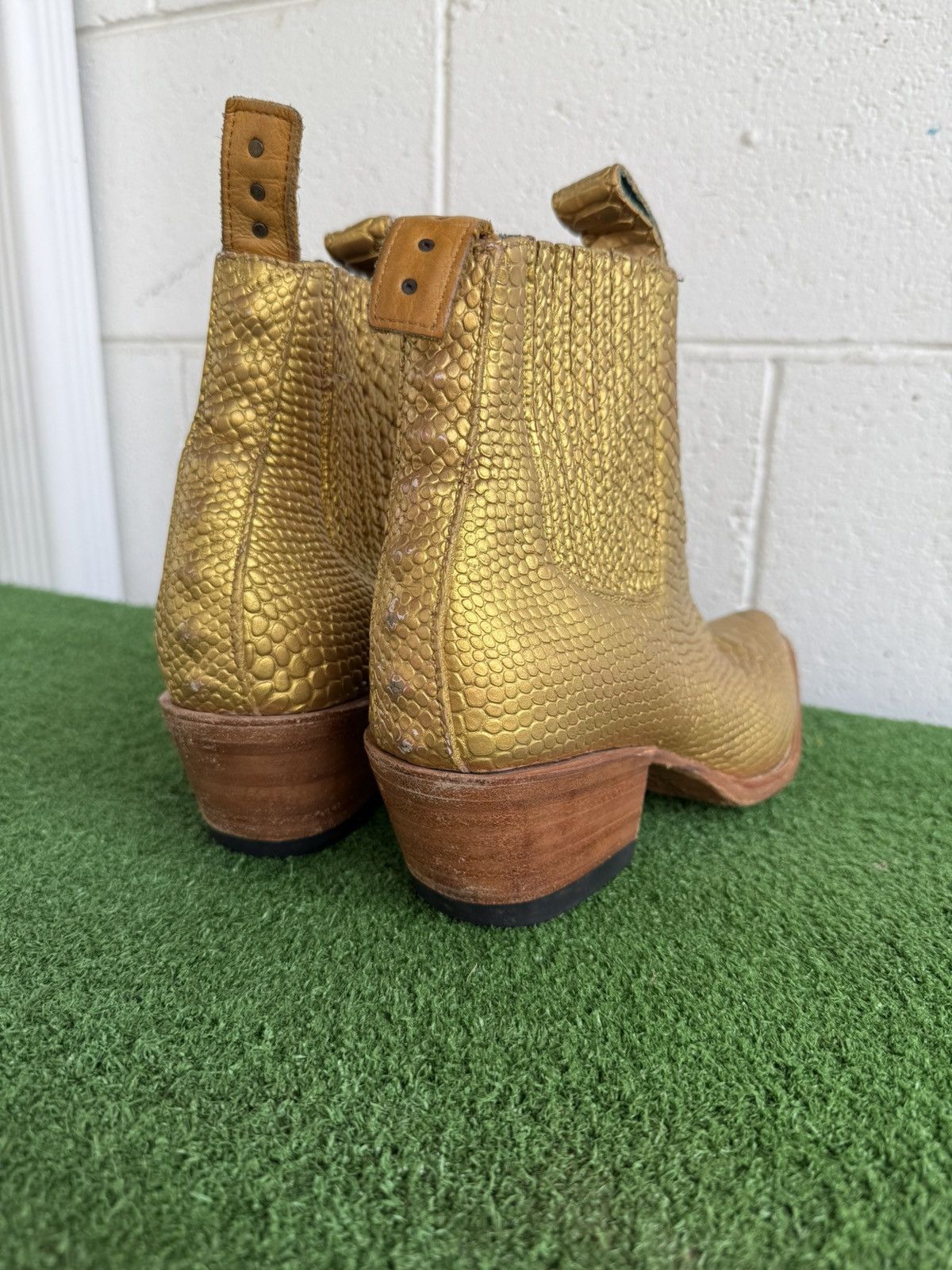 Other ps kaufman gold Western Chelsea Ankle Boots Cowboy SZ 7 Size US 7 / IT 37 - 4 Thumbnail