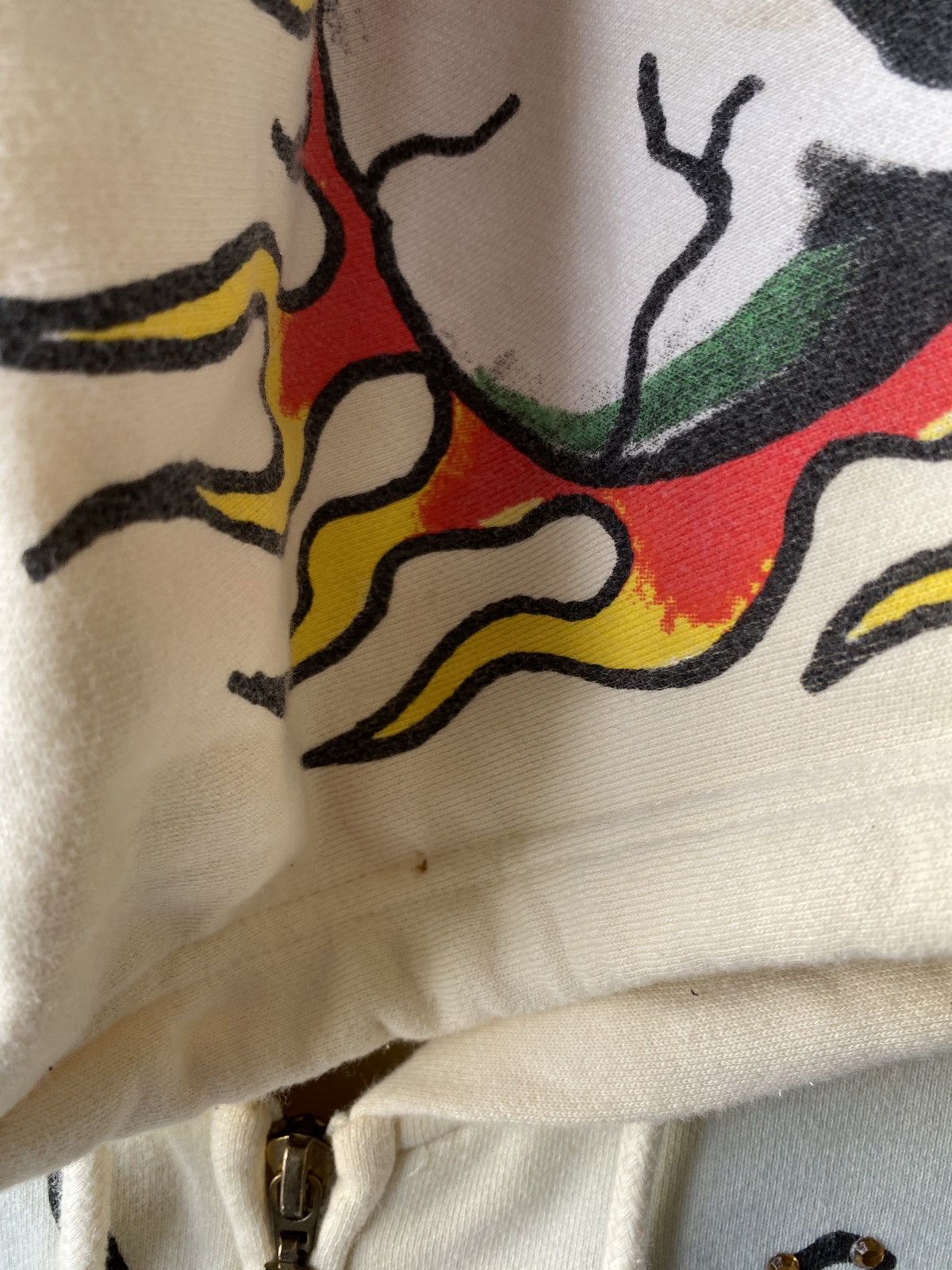 Ed Hardy 2000s Ed Hardy By Christian Audigier Destroyed Tattoo Hoodie Size US XL / EU 56 / 4 - 12 Thumbnail