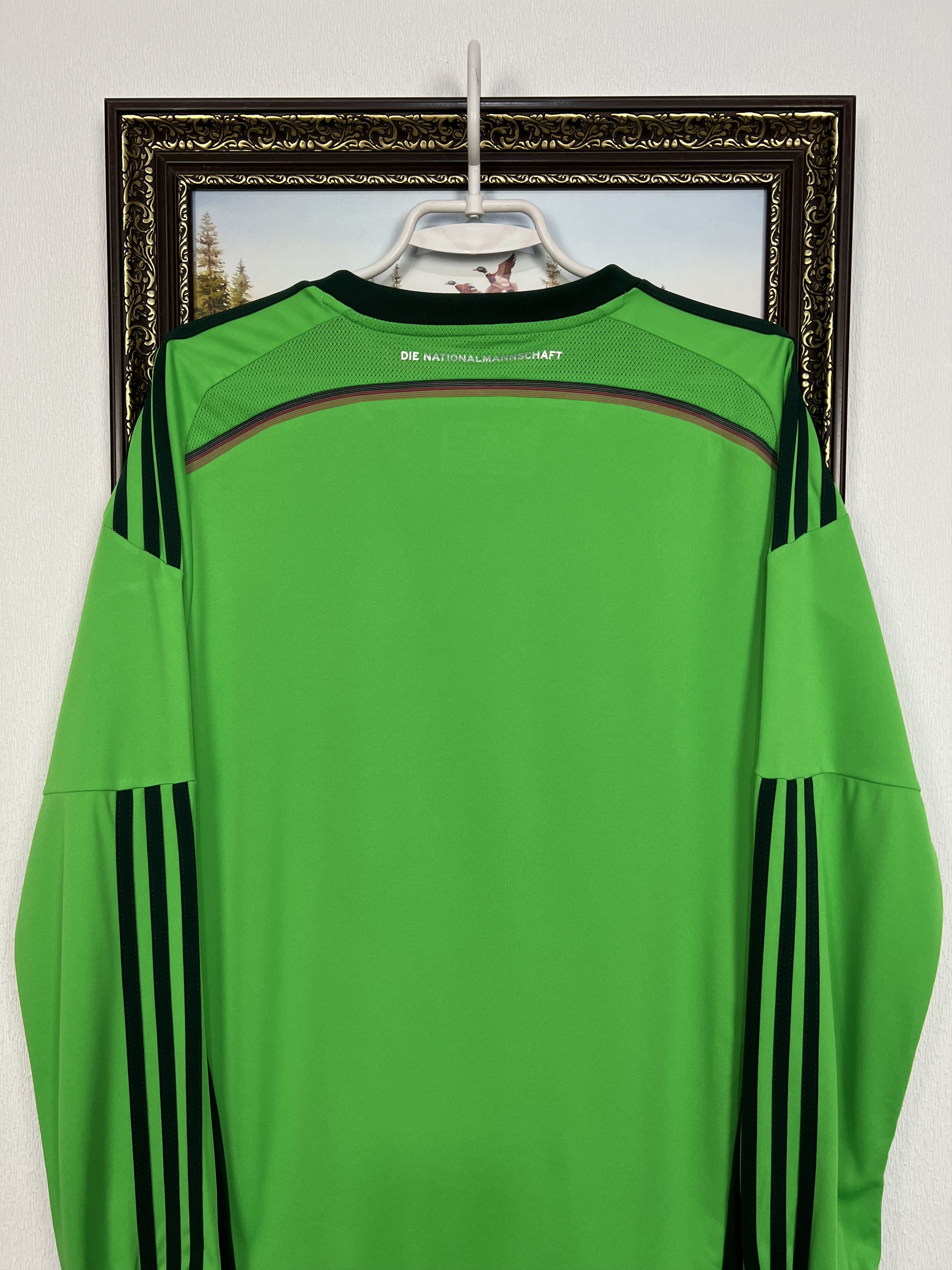 Adidas Germany Goalkeeper football shirt 2013 Soccer Jersey Trikot Size US M / EU 48-50 / 2 - 11 Thumbnail