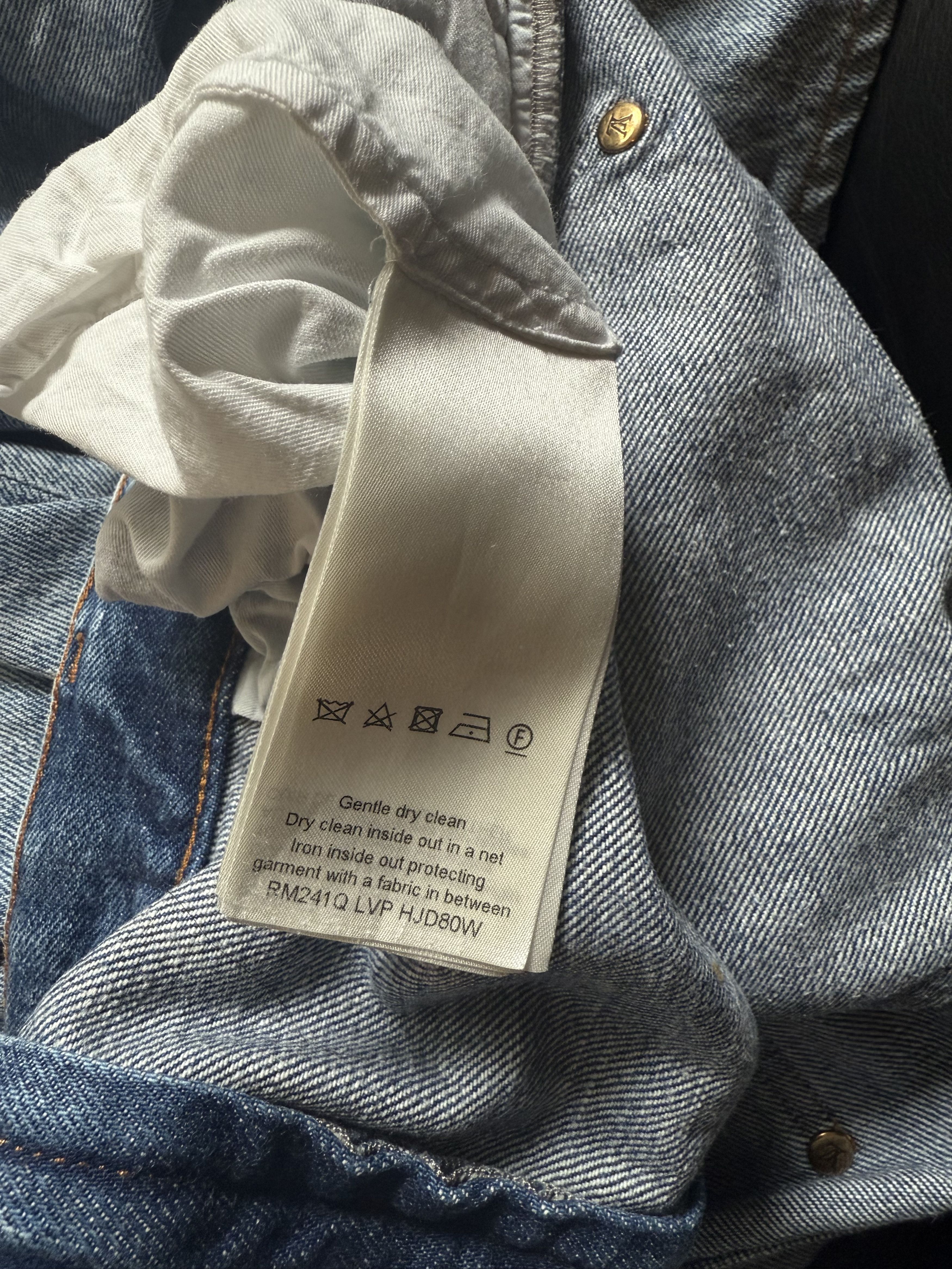 Louis Vuitton Washed Regular Jeans - Indigo Size US 38 / EU 54 - 11 Thumbnail