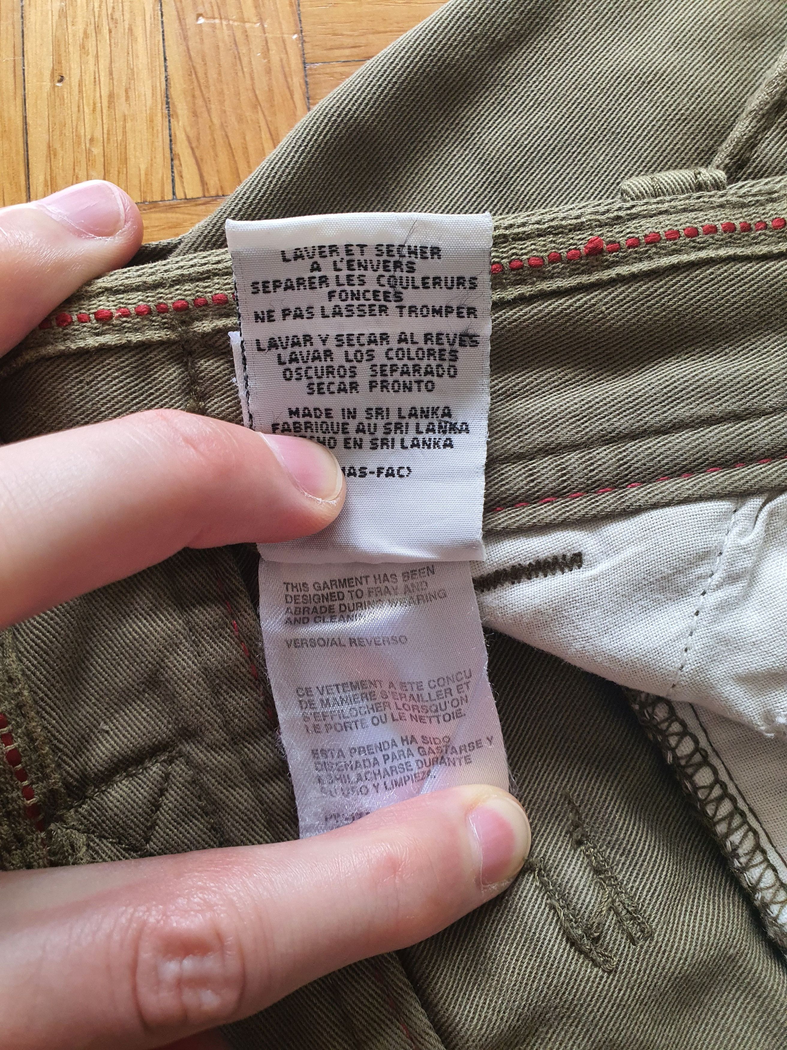 Tommy Hilfiger Hilfiger Denim - Vintage (00s) Olive Green Cargo Shorts Size US 31 - 8 Thumbnail