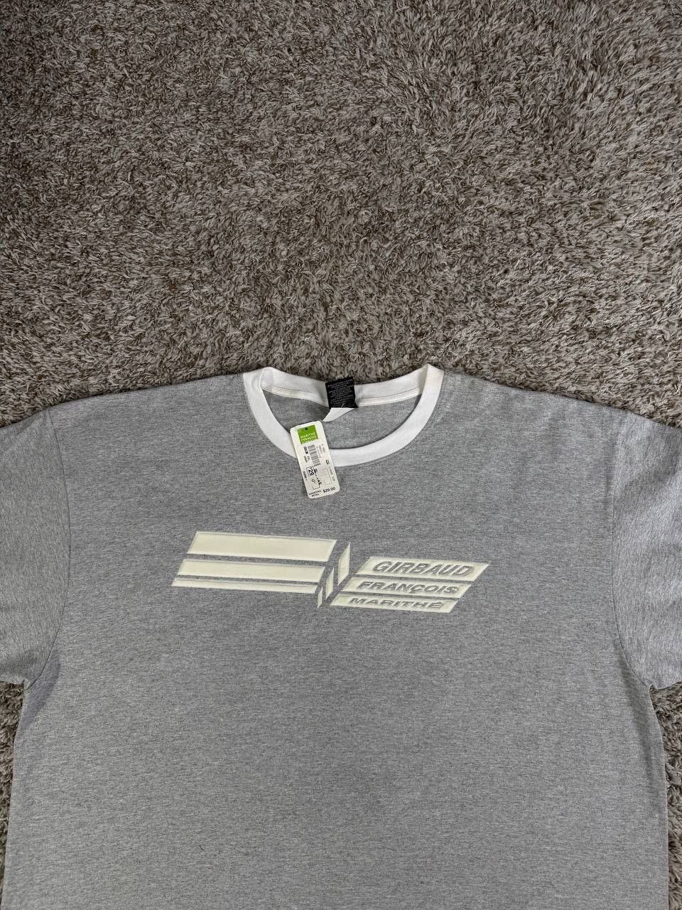Marithé François Girbaud Graphic Logo Gray T-ShirtHip Hop