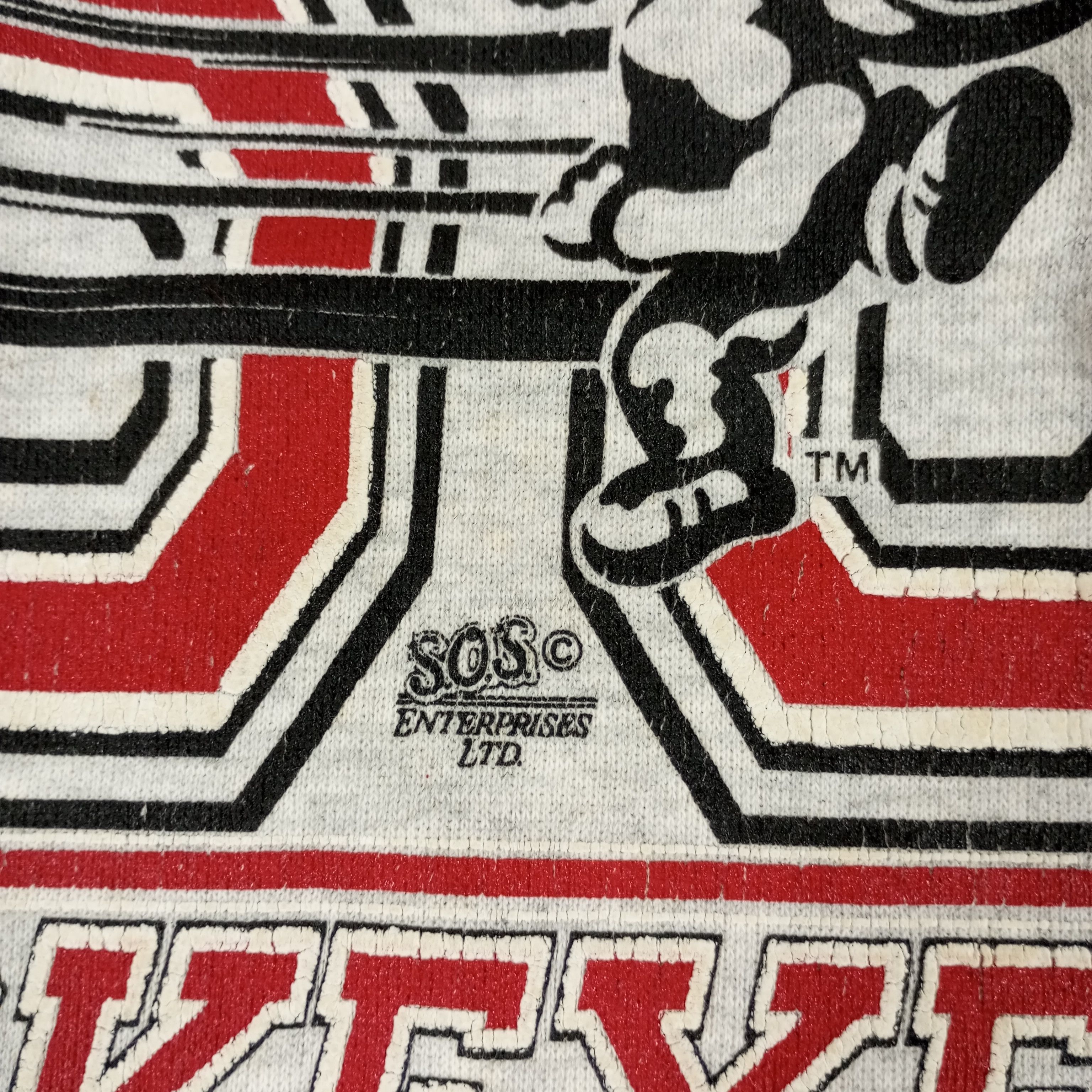 Tultex × Vintage Ohio State University Buckeyes Vintage Distressed Sweatshirt Size US S / EU 44-46 / 1 - 10 Thumbnail