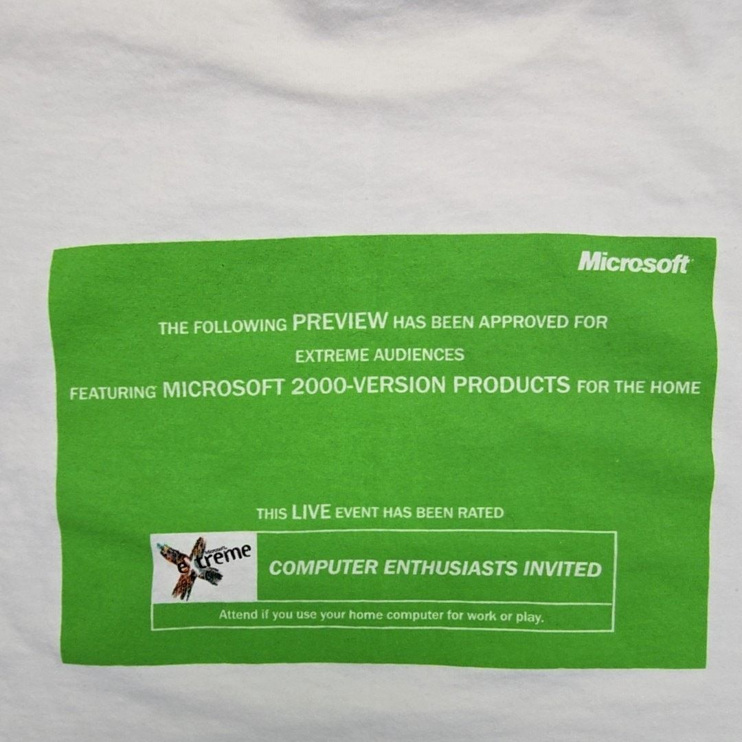 Vintage Vintage Hawaii PC Extreme Users Group XL Microsoft White Tee Size US XL / EU 56 / 4 - 2 Thumbnail
