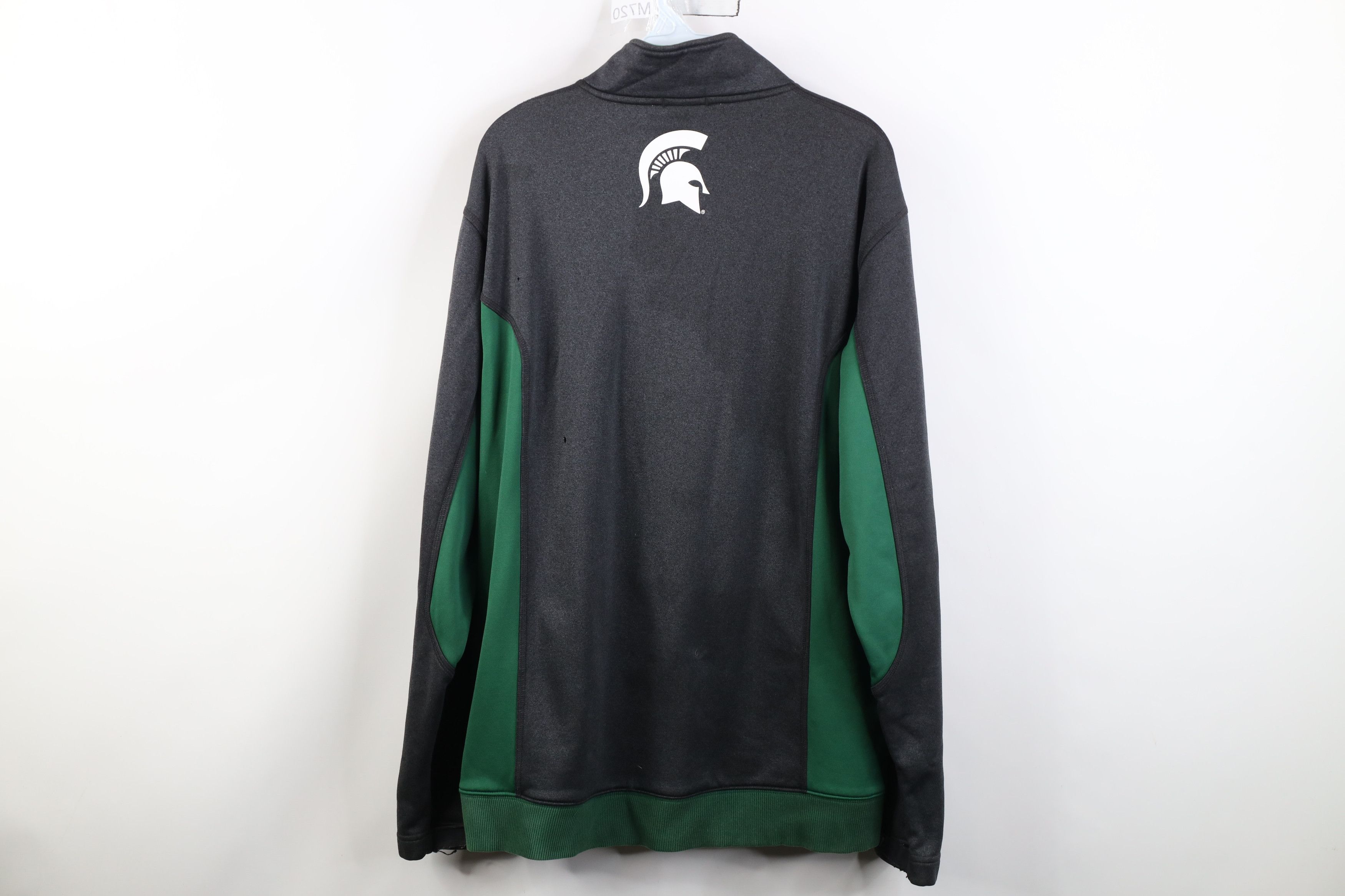 Nike Nike Spell Out Michigan State University Full Zip Jacket Size US L / EU 52-54 / 3 - 16 Thumbnail