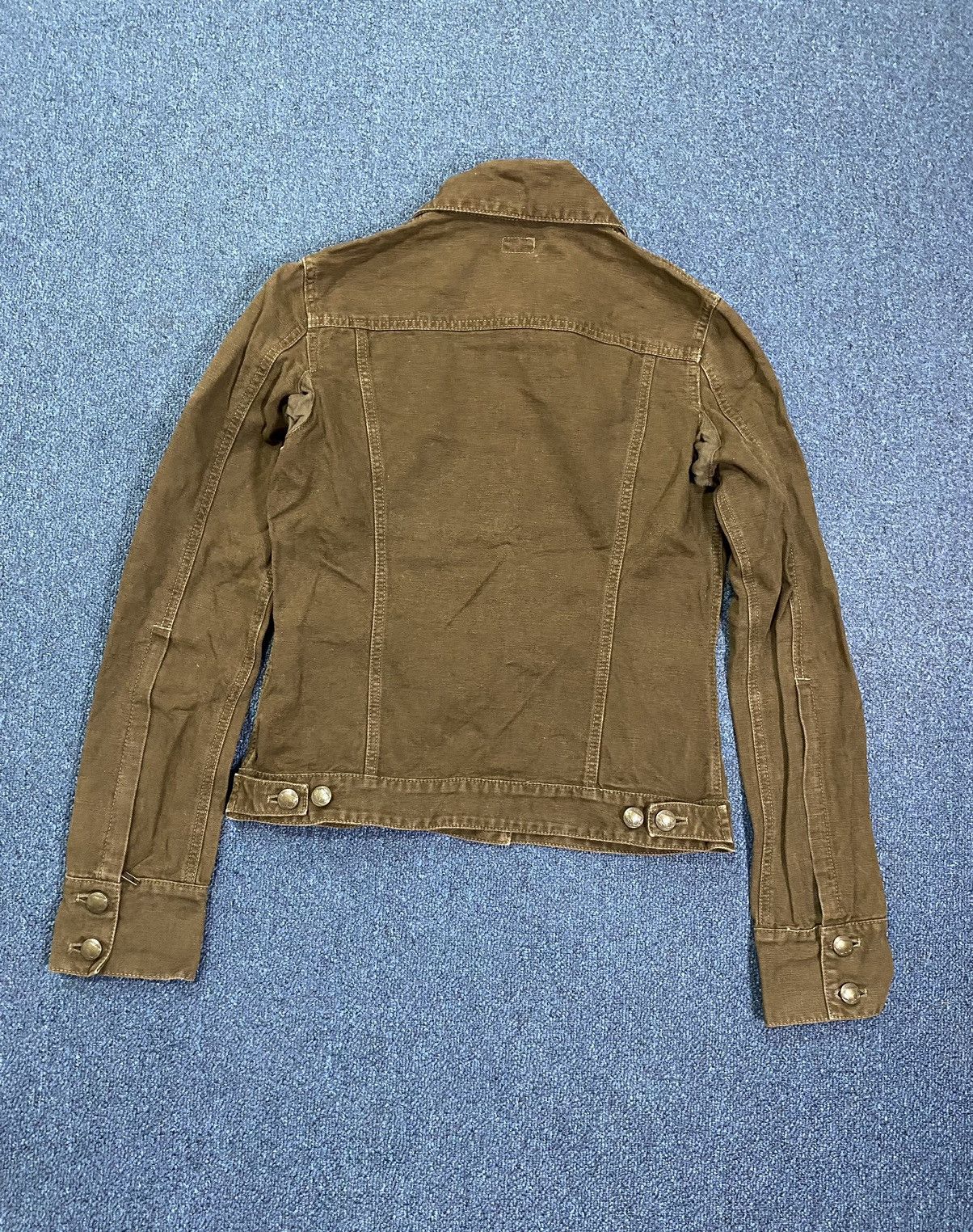 Le Grande Bleu (L.G.B.) LGB BROWN DENIM JACKET Size S / US 4 / IT 40 - 4 Thumbnail