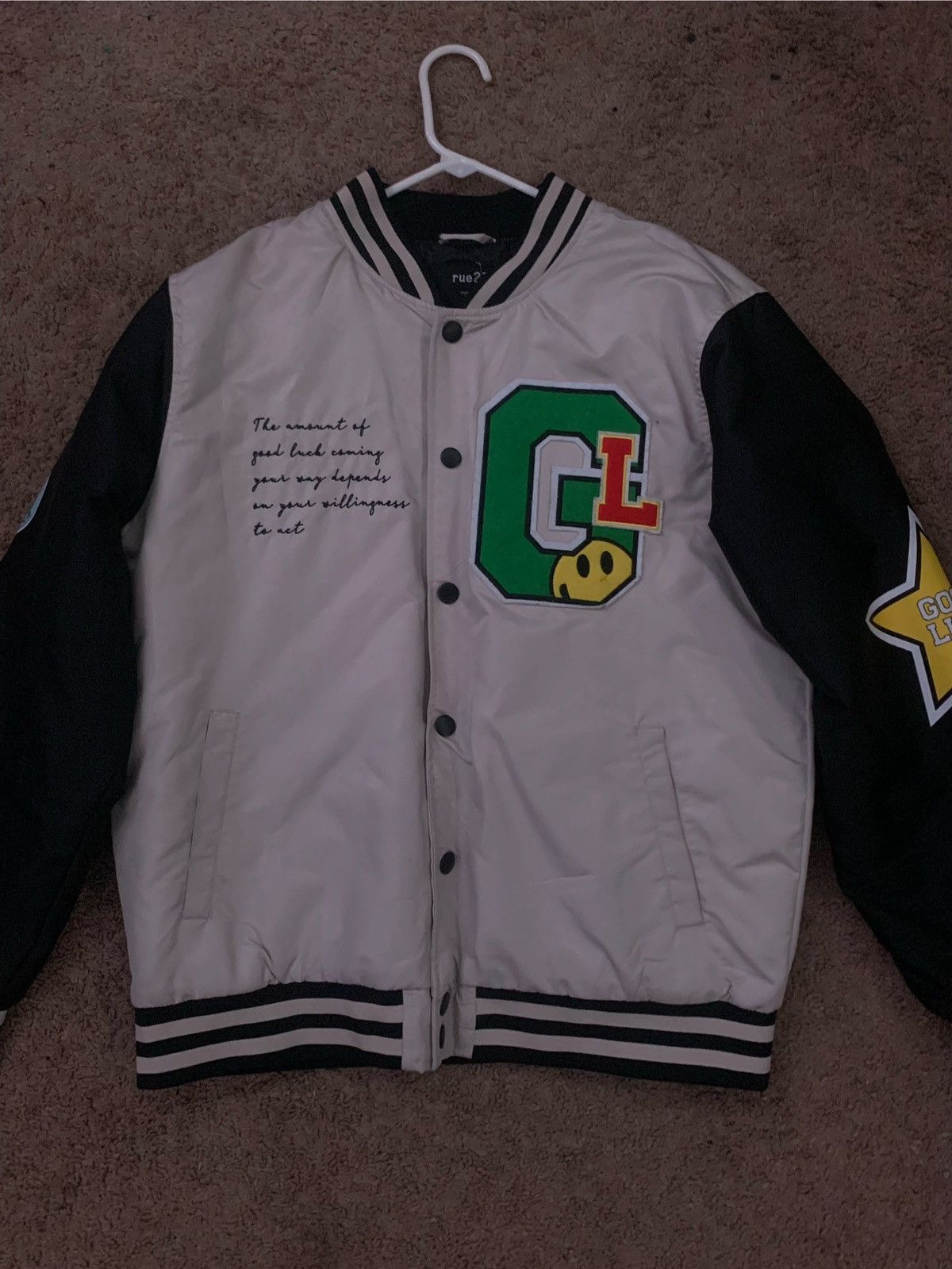 Vintage Good Luck Vintage Varsity Jacket Size US M / EU 48-50 / 2 - 1 Thumbnail