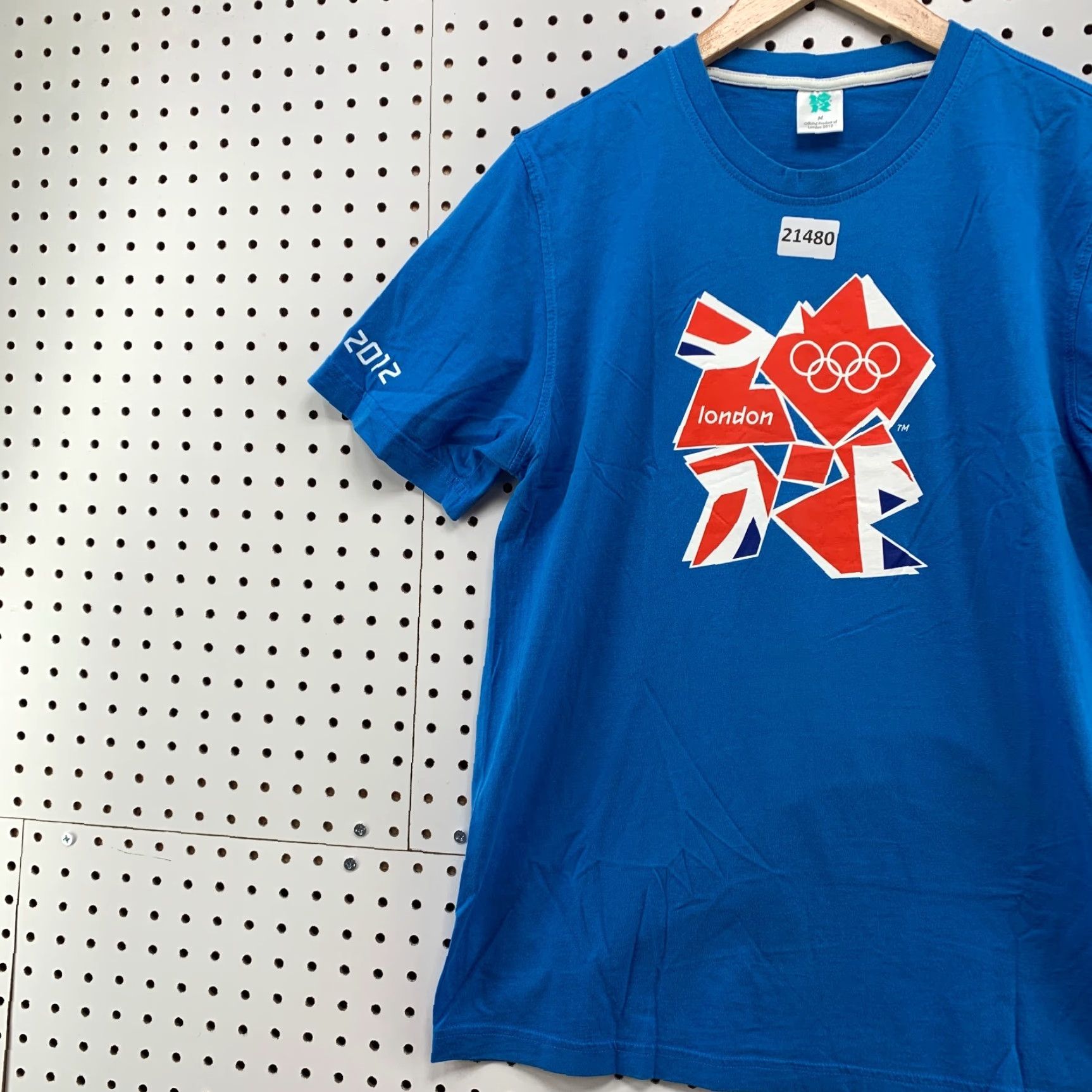 Vintage VINTAGE Official Licenced 2012 London Olympics Shirt Blue Adult Medium T-Shirt Unisex Mens Womens London 2012 Size US M / EU 48-50 / 2 - 3 Thumbnail