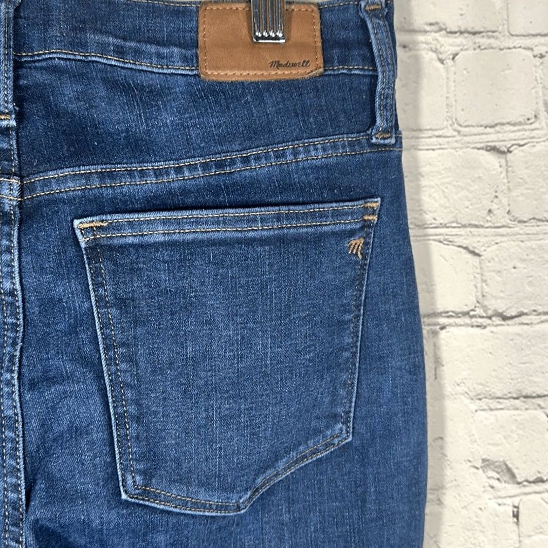 Madewell Madewell Jeans Women Skinny Dark Wash 10” High Rise 29T F6179 Tall 28 30” Inseam Blue Style Skinny Mens Womens Girls Size 28" / US 6 / IT 42 - 4 Thumbnail