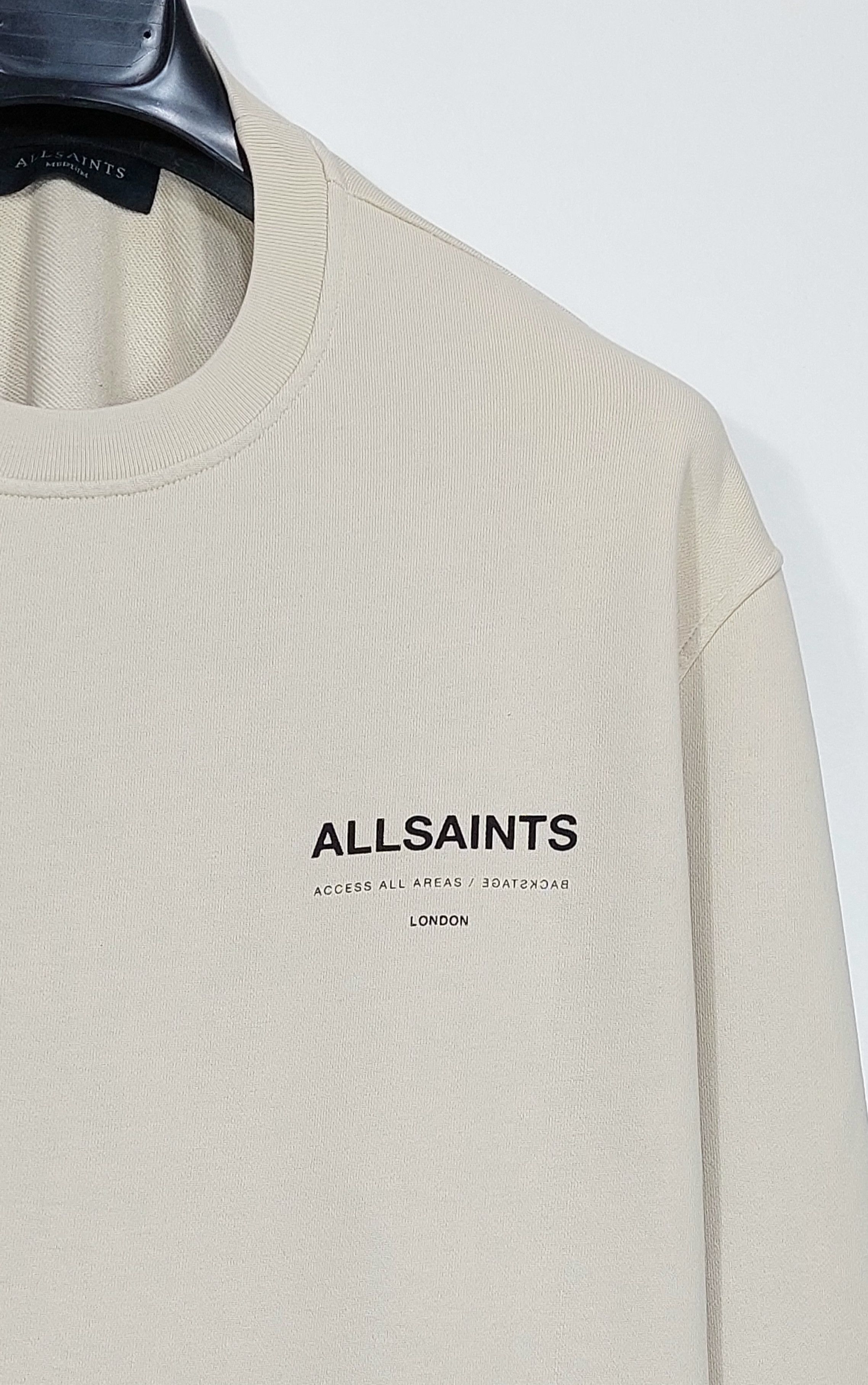 Allsaints access all areas crewneck sweatshirt - bailey taupe M Size US M / EU 48-50 / 2 - 5 Thumbnail