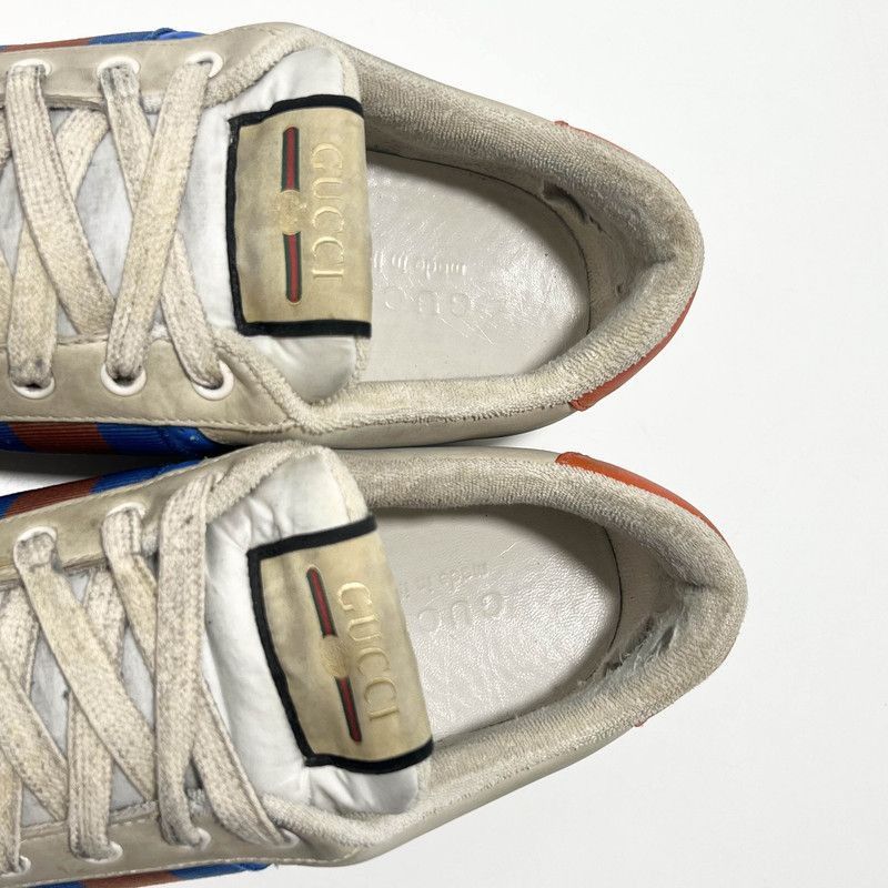 Gucci Gucci Screener Distressed Sneakers in Blue - Size US 10.5 / EU 43-44 - 4 Thumbnail