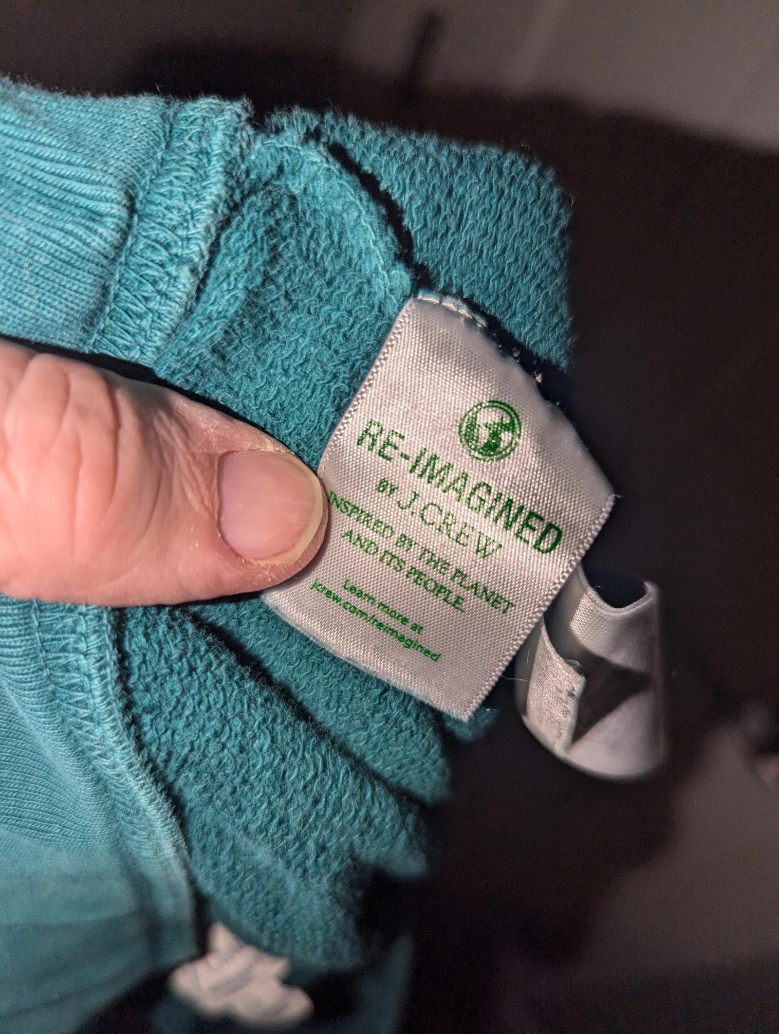J.Crew J. Crew Fleece Re-Imagined by J. Crew Teal Sweatpants Small Size US 30 / EU 46 - 6 Thumbnail