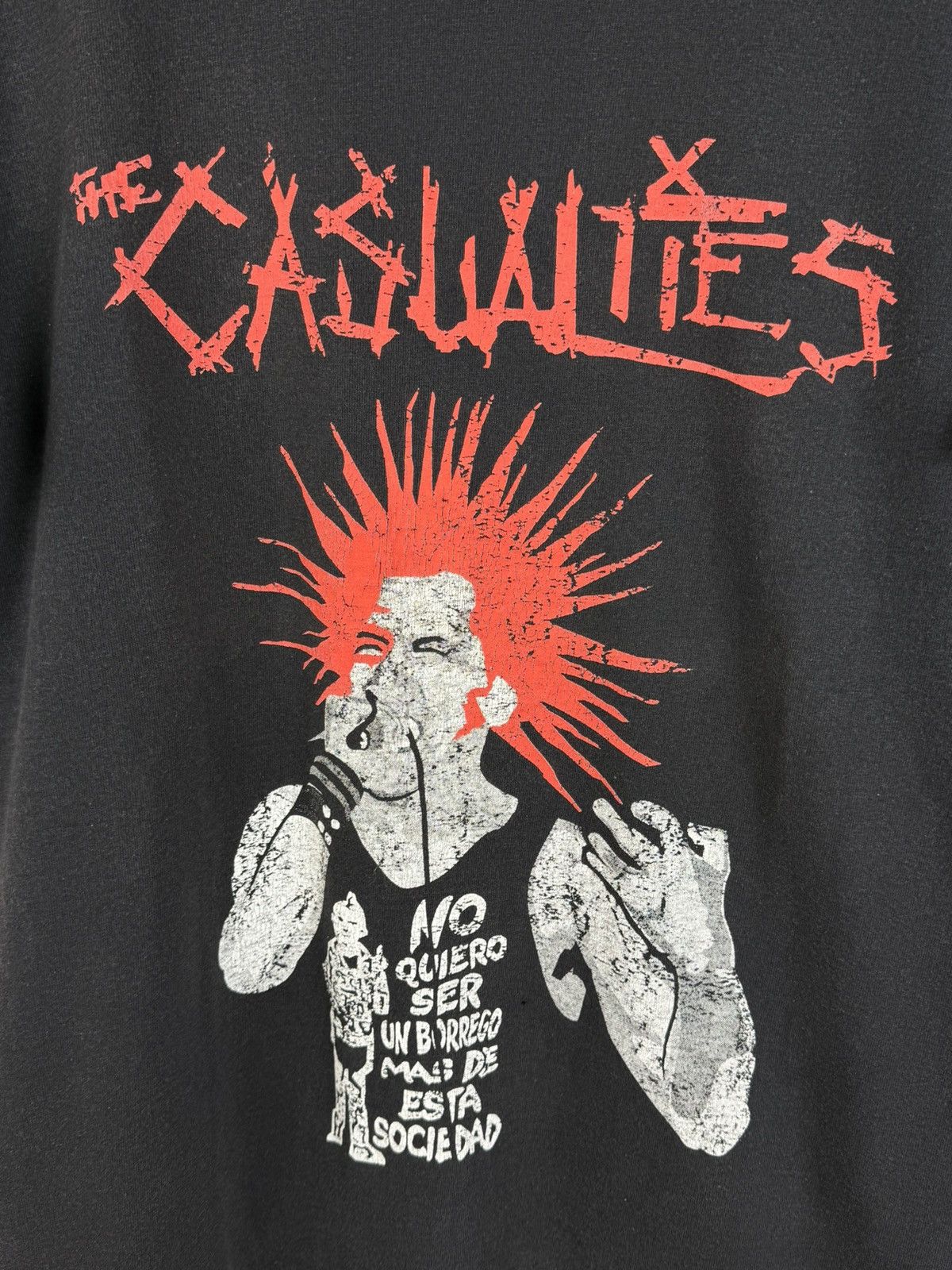 Band Tees Vintage The Casualties Hardcore Punk Band T-Shirt 00s L Size US L / EU 52-54 / 3 - 2 Thumbnail