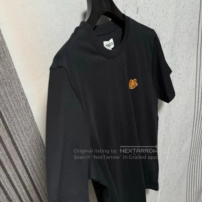 Kenzo KENZO Black Cotton Logo T-Shirt for Men . Size US L / EU 52-54 / 3 - 3 Thumbnail
