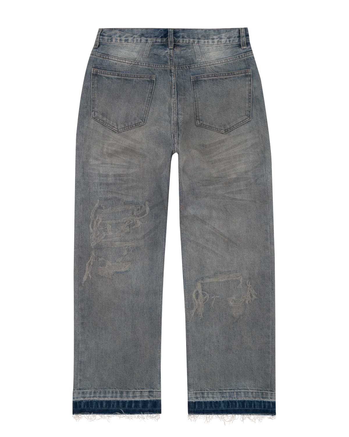 Bravest Studios Dirty Wash Jeans Blue Size US 32 / EU 48 - 1 Thumbnail