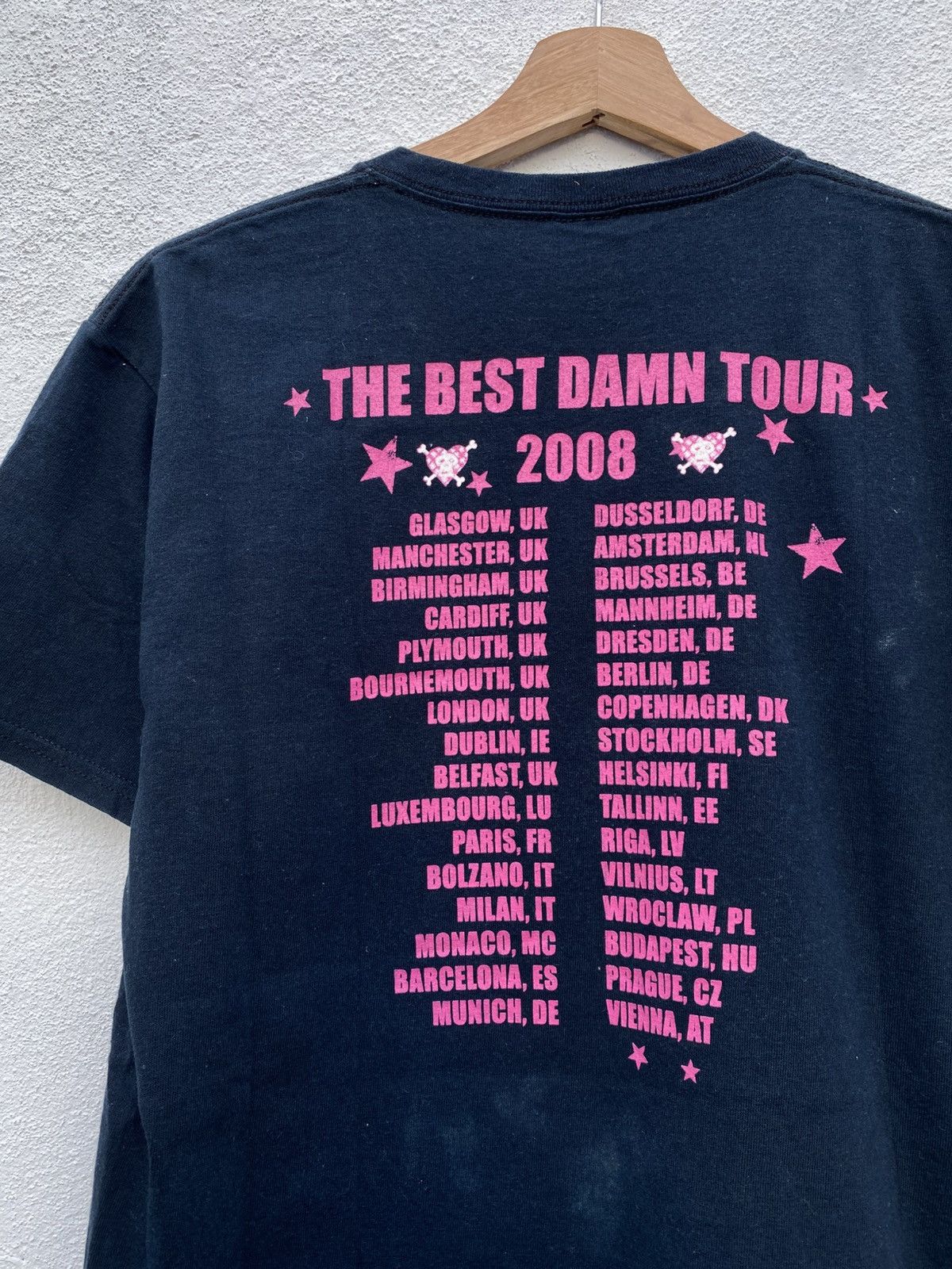 Band Tees Vintage Avril Lavigne The Best Damn Tour 2008 Size US S / EU 44-46 / 1 - 9 Thumbnail