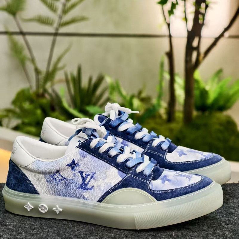Louis Vuitton Louis Vuitton Ollie Leather Colorblock Sneaker 0089 Size US 9.5 / EU 42-43 - 1 Thumbnail