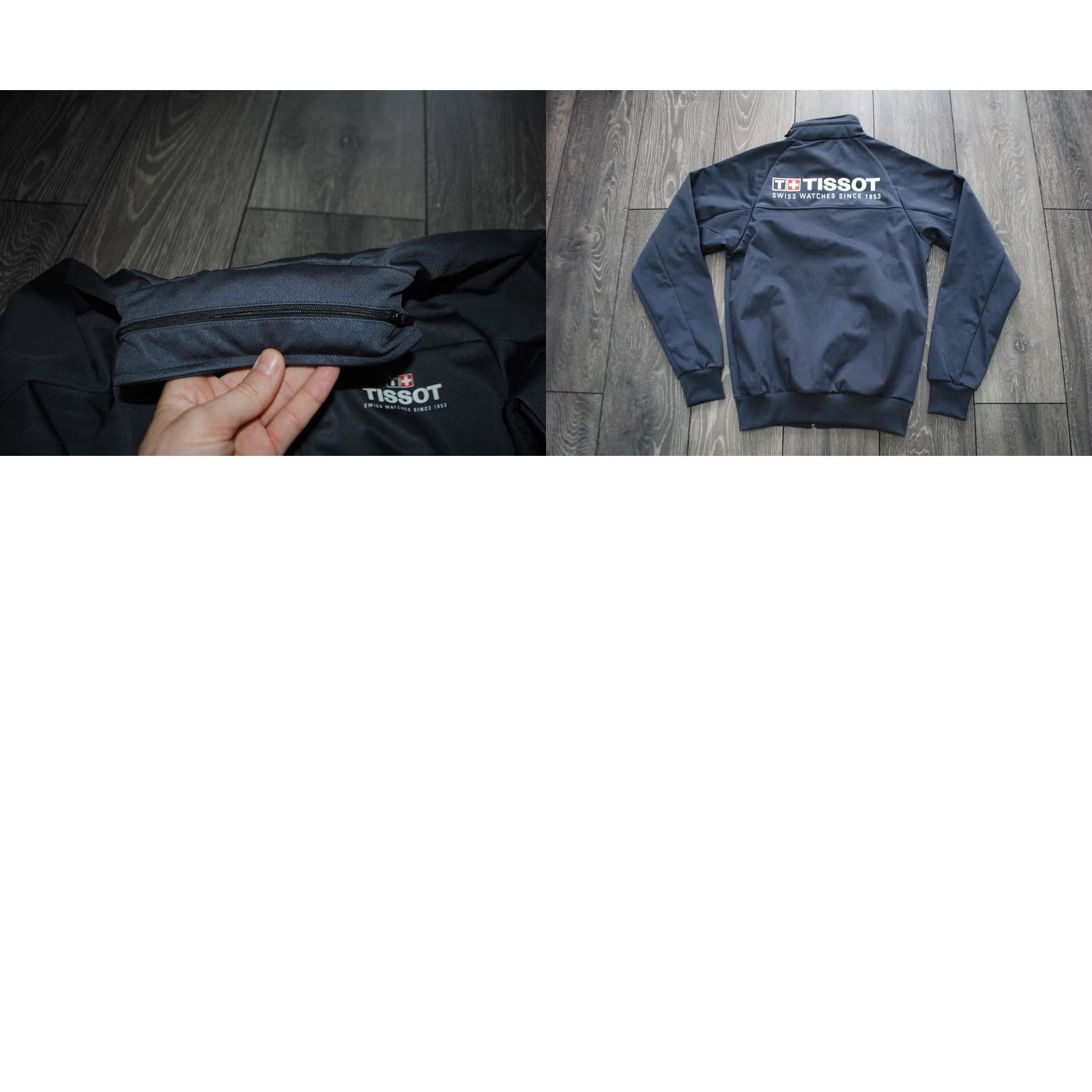 Tissot TISSOT SWISS WATCHES MENS JACKET TOP FULL ZIP GRAY COLOR SIZE S BNWT JACKET Mens Small Gray BNWT Size US S / EU 44-46 / 1 - 8 Thumbnail