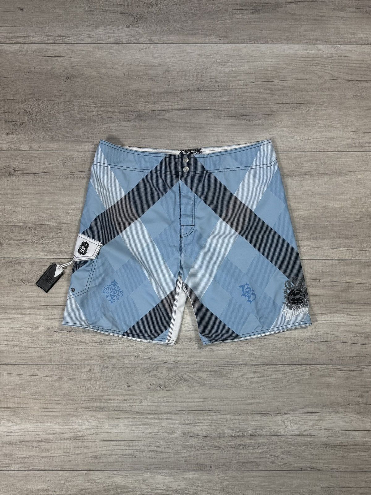 Billabong Billabong Surf Vintage Cargo Pocket Striped Shorts Size 36 Size US 36 / EU 52 - 1 Thumbnail