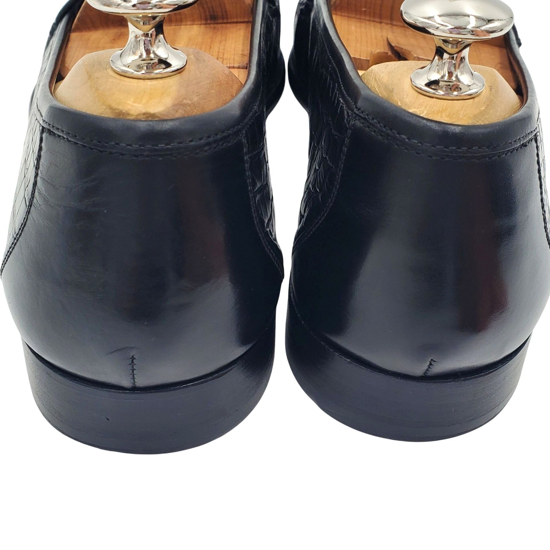 Cole Haan Italy Bragano Cole Haan Men's size 9 Black alligator crocodi Size US 9 / EU 42 - 4 Thumbnail