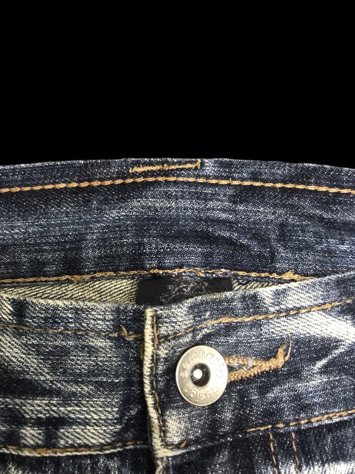 Seditionaries × semanticdesign 💥FLARE💥semantic design SICK FLARE MULTIPOCKETS DENIM F214 Size US 32 / EU 48 - 12 Thumbnail
