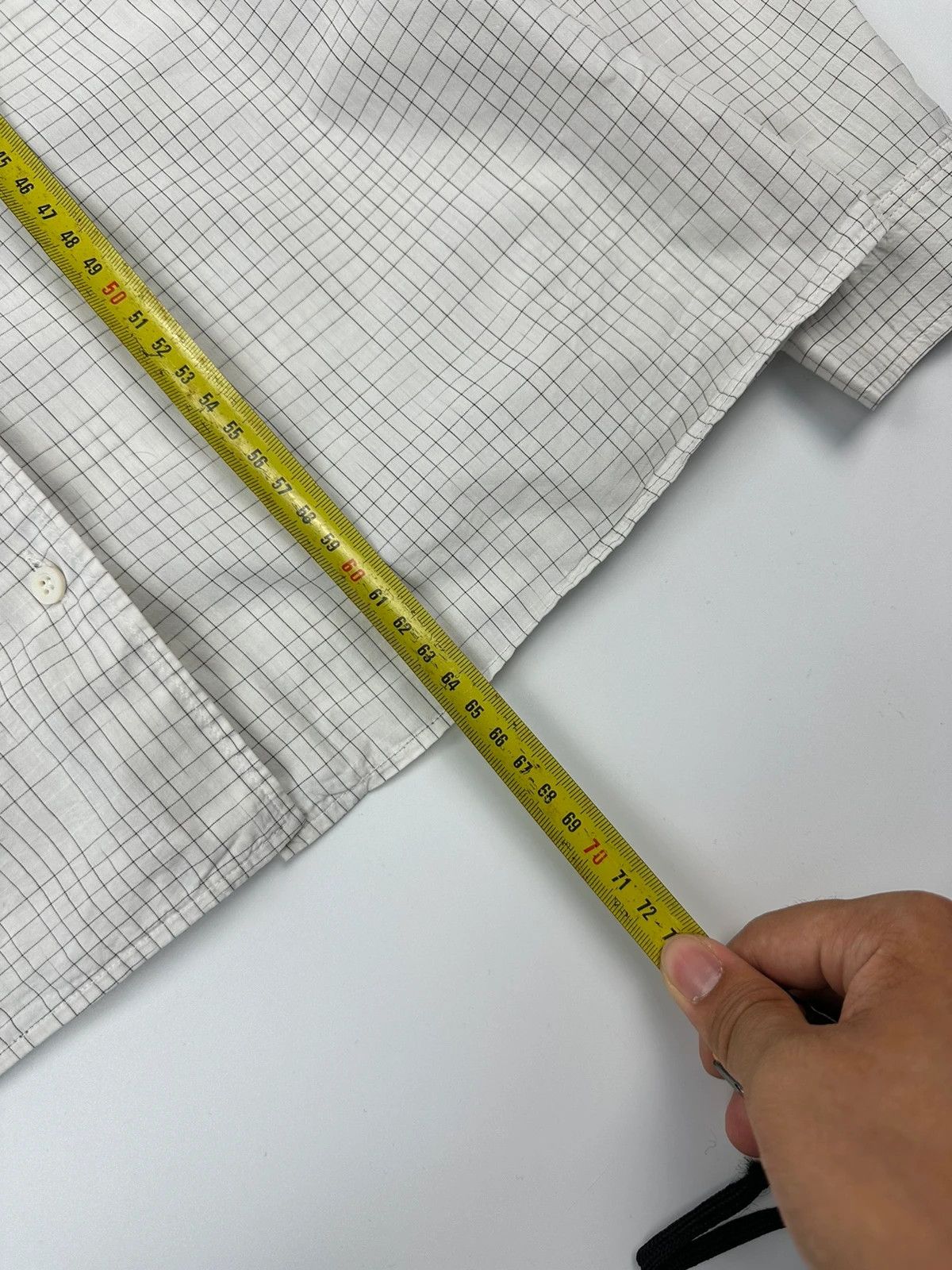 Miu Miu Miu Miu SS2000 White Checkered Plaid Shirt Size L / US 10 / IT 46 - 9 Thumbnail