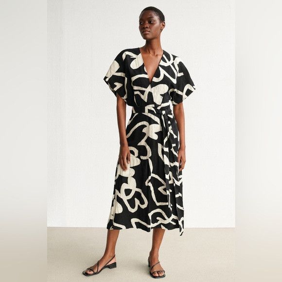 Farm Rio Farm Rio “Sinead Hearts” Wrap Maxi Dress – Size P (Small) Size S / US 4 / IT 40 - 1 Thumbnail