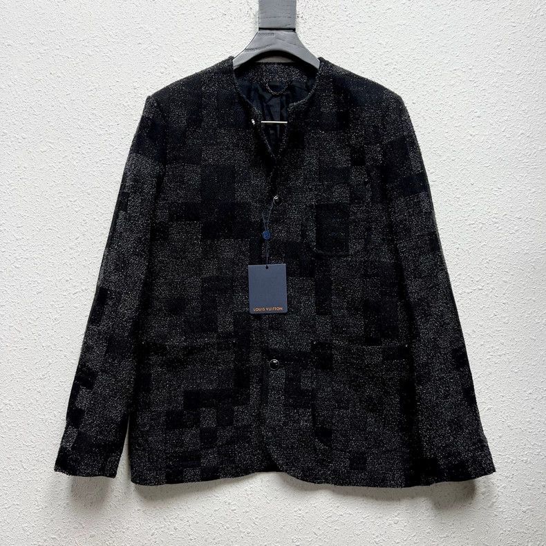 Louis Vuitton Louis Vuitton 25SS Checkerboard Full Print Crew Neck Singl Size US M / EU 48-50 / 2 - 1 Thumbnail