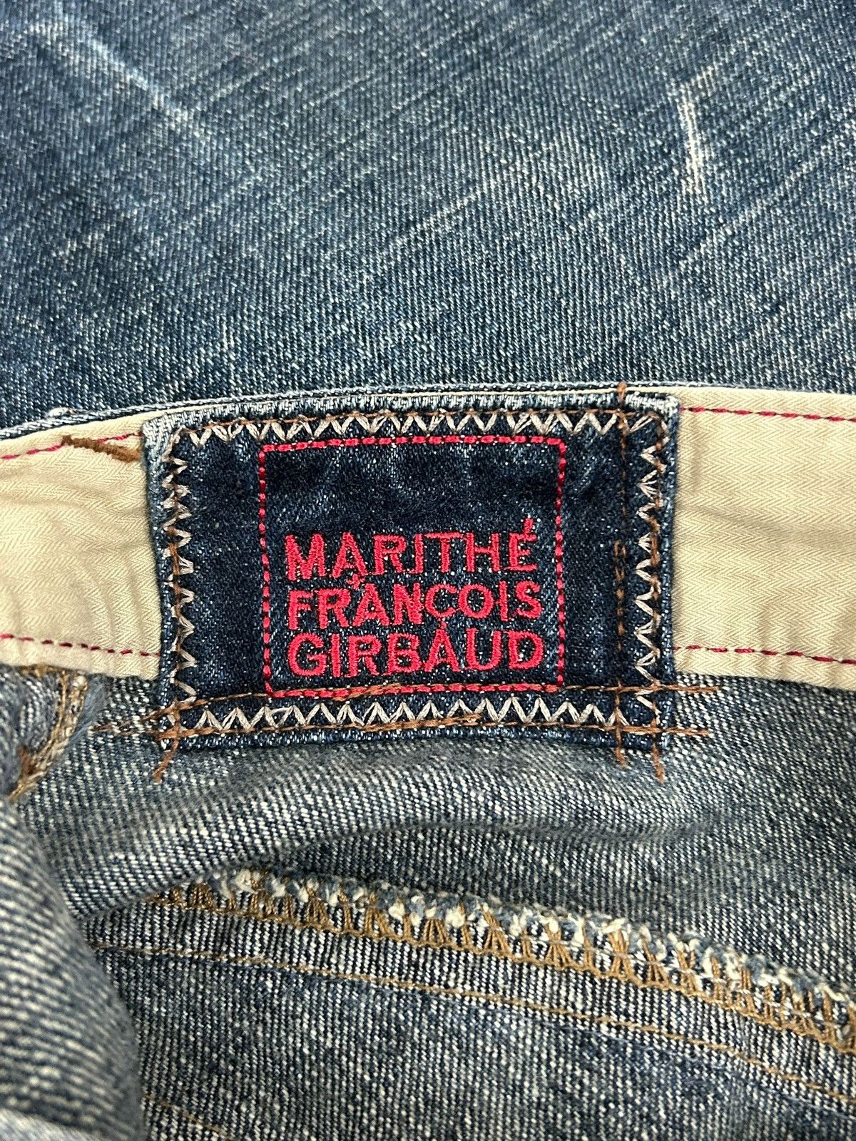 Marithe + Francois Girbaud Marithe Francois Girbaud Baggy Loose Fit Double Knee Pocket Size US 31 - 15 Thumbnail