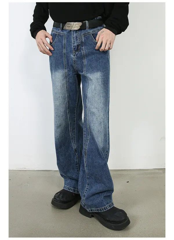 Japanese Brand Japanese retro loose straight versatile casual jeans Size US 32 / EU 48 - 2 Thumbnail