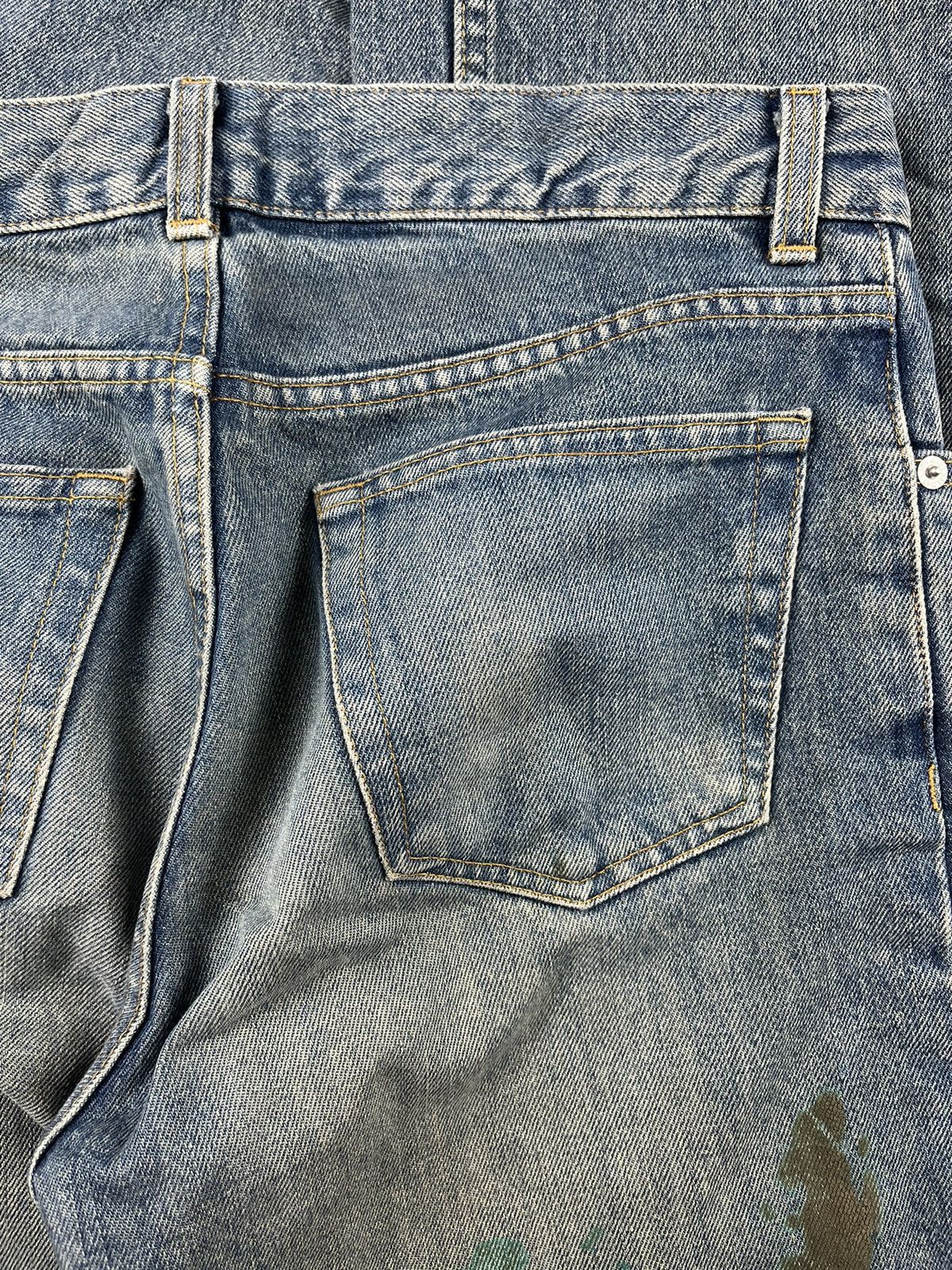 Helmut Lang × Vintage SS00 Helmut Lang Green Painter Denim Jeans Size US 30 / EU 46 - 4 Thumbnail