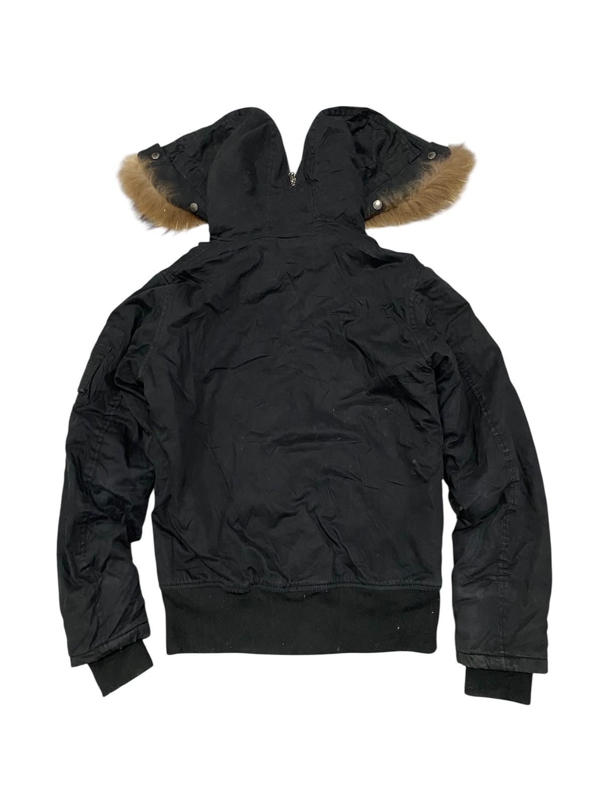 Vanquish 2000's Vanquish Furhoodie Apocalypse Bomber Jacket Size M / US 6-8 / IT 42-44 - 8 Thumbnail