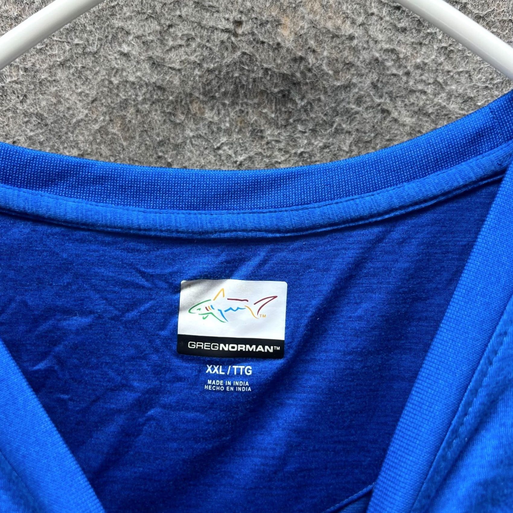 Vintage Greg Norman Shirt Mens 2XL Blue Long Sleeve Crewneck Cotton Texports Logo Shirt Size US XXL / EU 58 / 5 - 5 Thumbnail