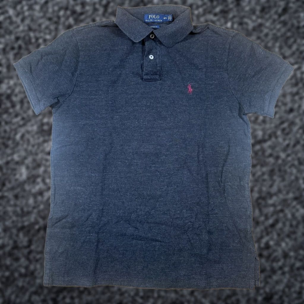 Ralph Lauren Ralph Lauren Polo Shirt Mens Medium Grey Custom Soft Touch Short Sleeve Polo Shirt M Gray Mens Size US M / EU 48-50 / 2 - 1 Thumbnail
