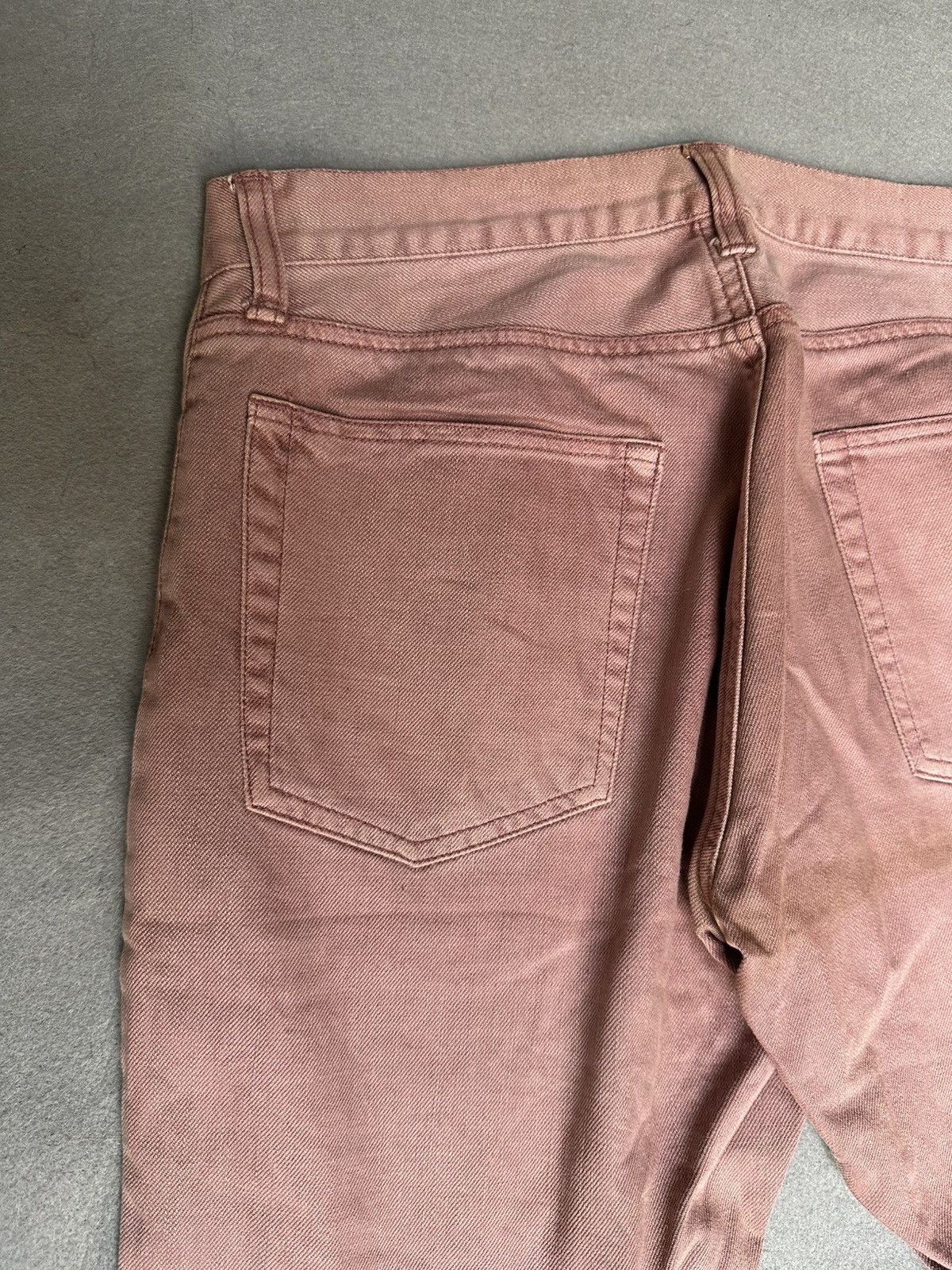 Japanese Brand FLARE Difference Rupert Pink Denim Size US 31 - 14 Thumbnail